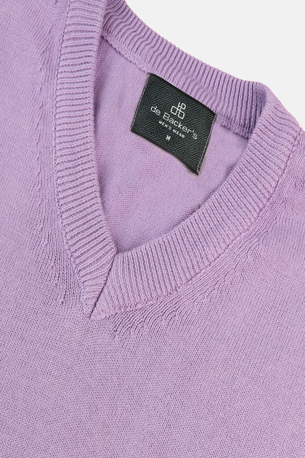 Mauve V-Neck Pullover