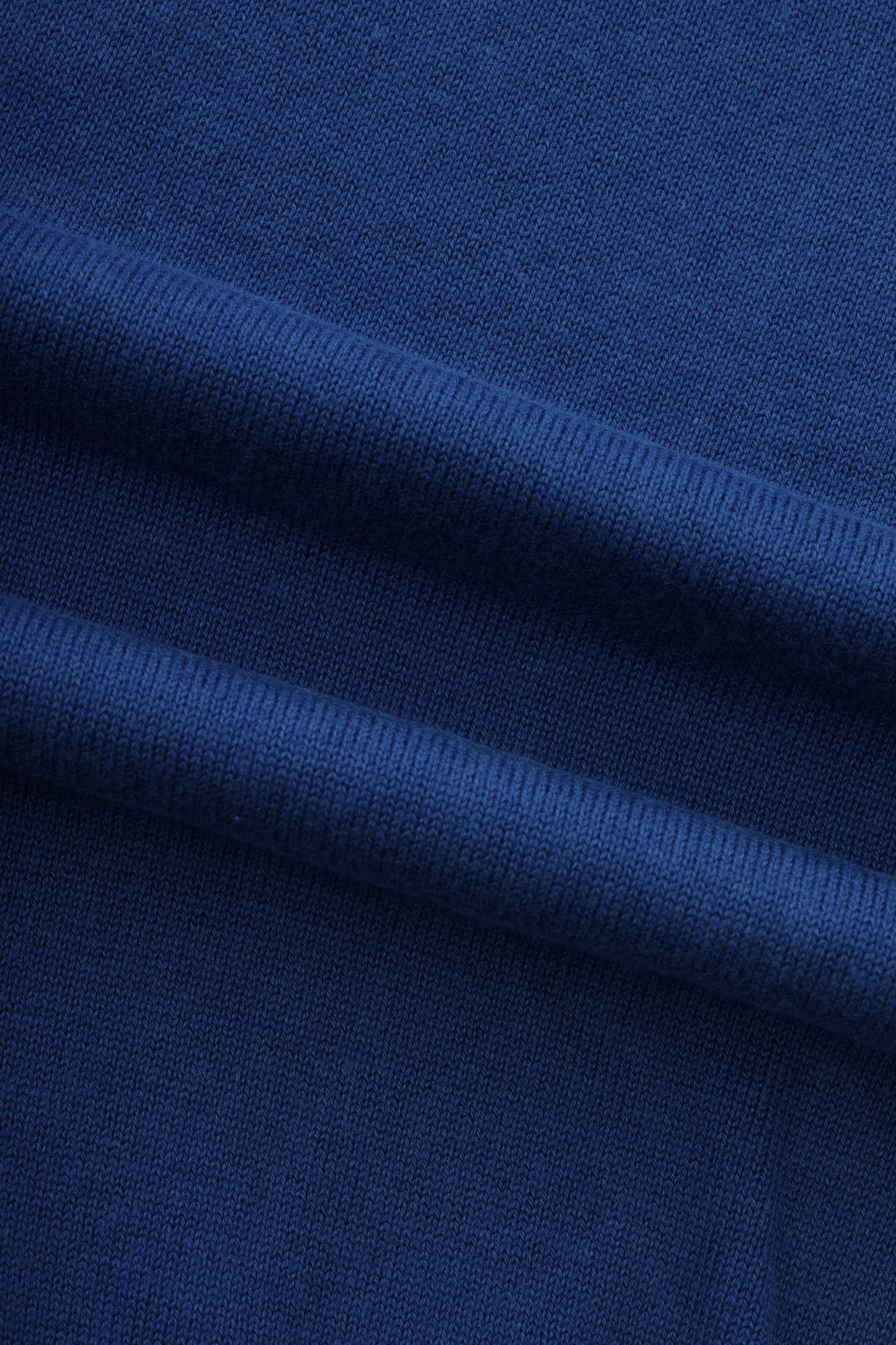 Plain Basic Marian Blue V Neck Pullover