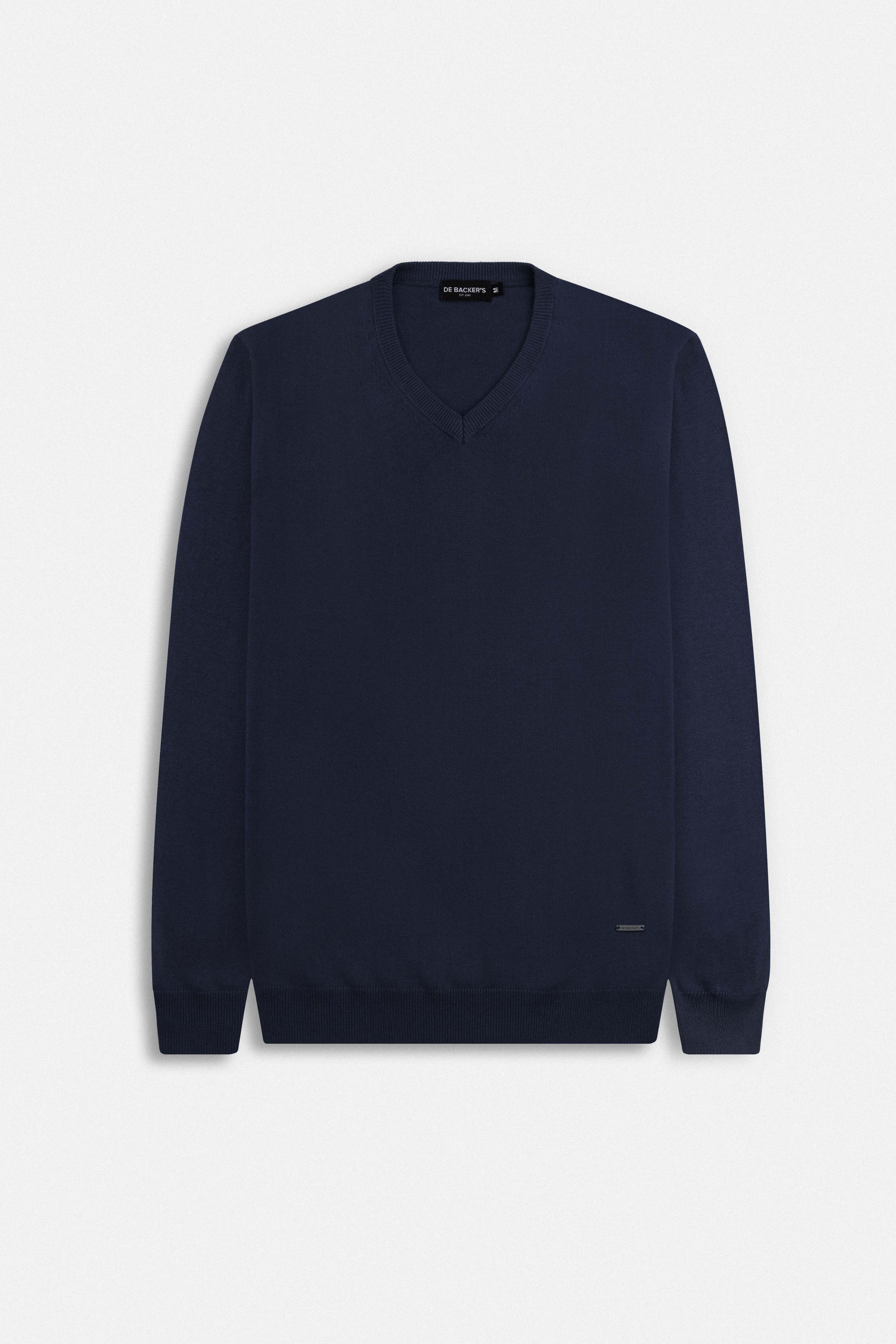 V-Neck Navy Pullover