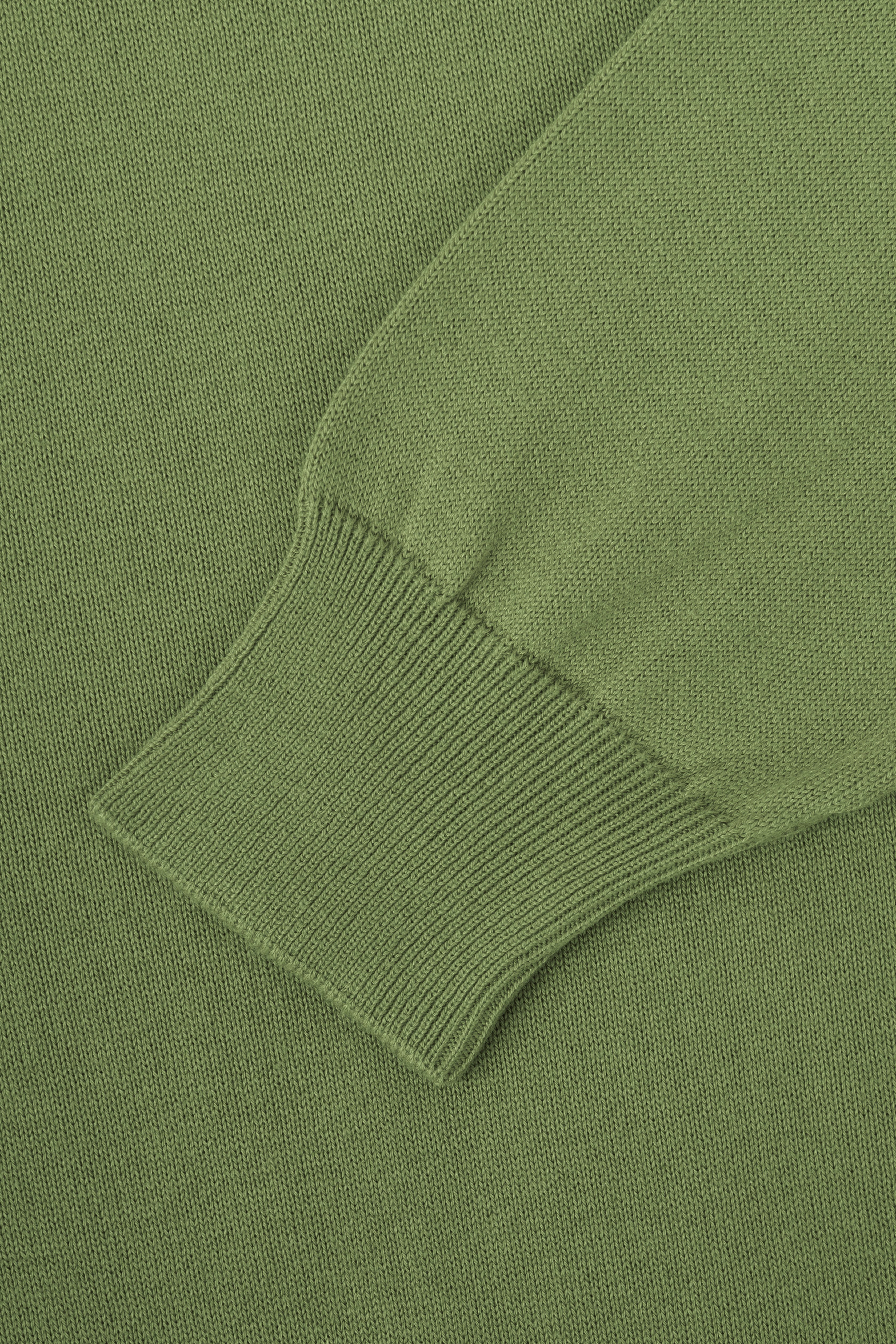 V-Neck Light Green Pullover