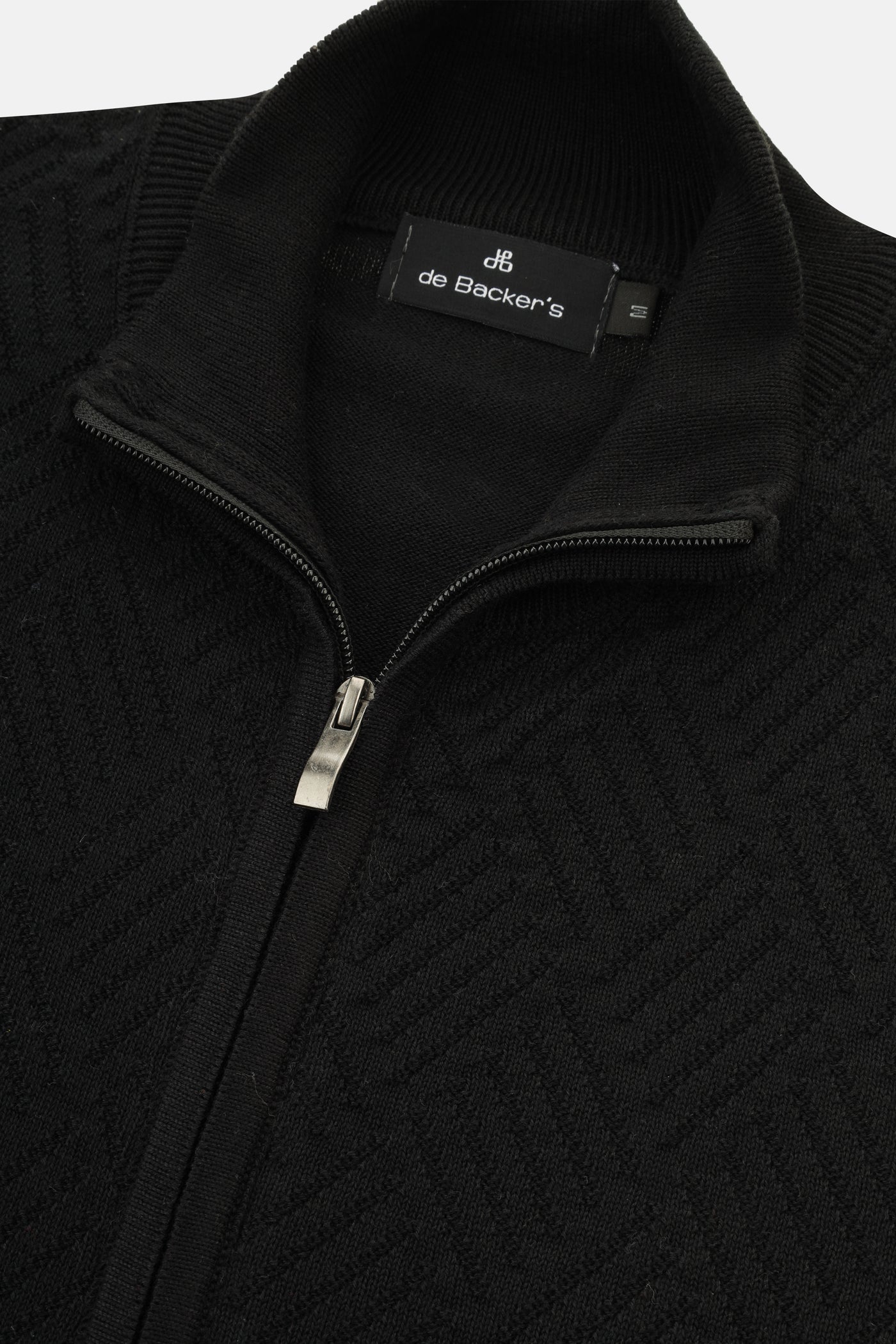 Jacquard Black Knitted Jacket