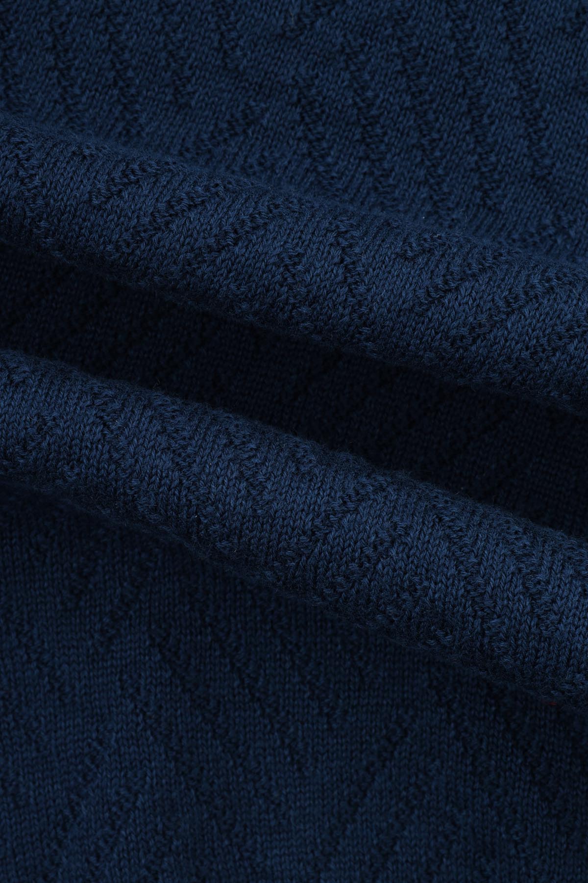 Jacquard Navy Knitted Jacket