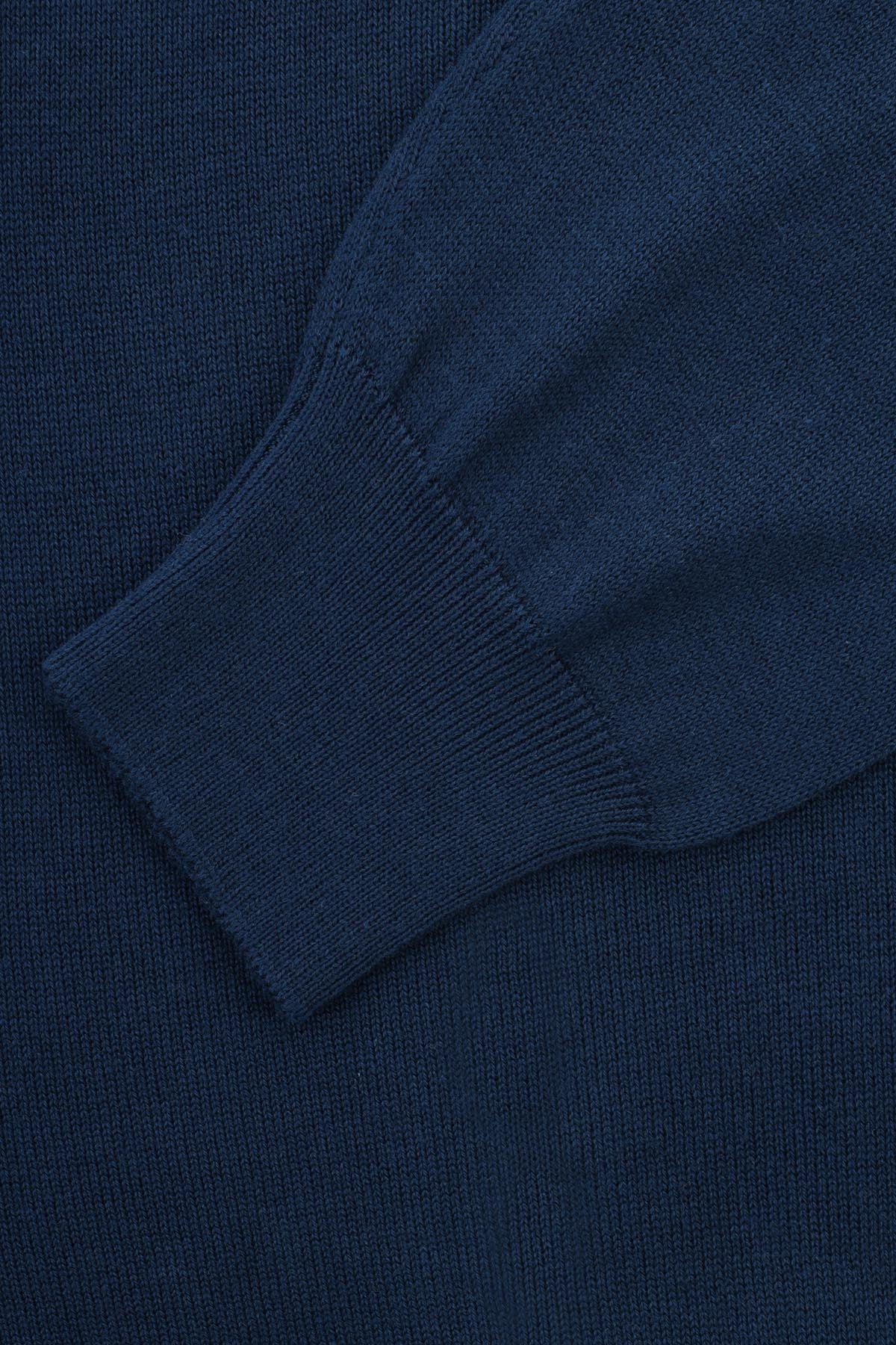 Jacquard Navy Knitted Jacket