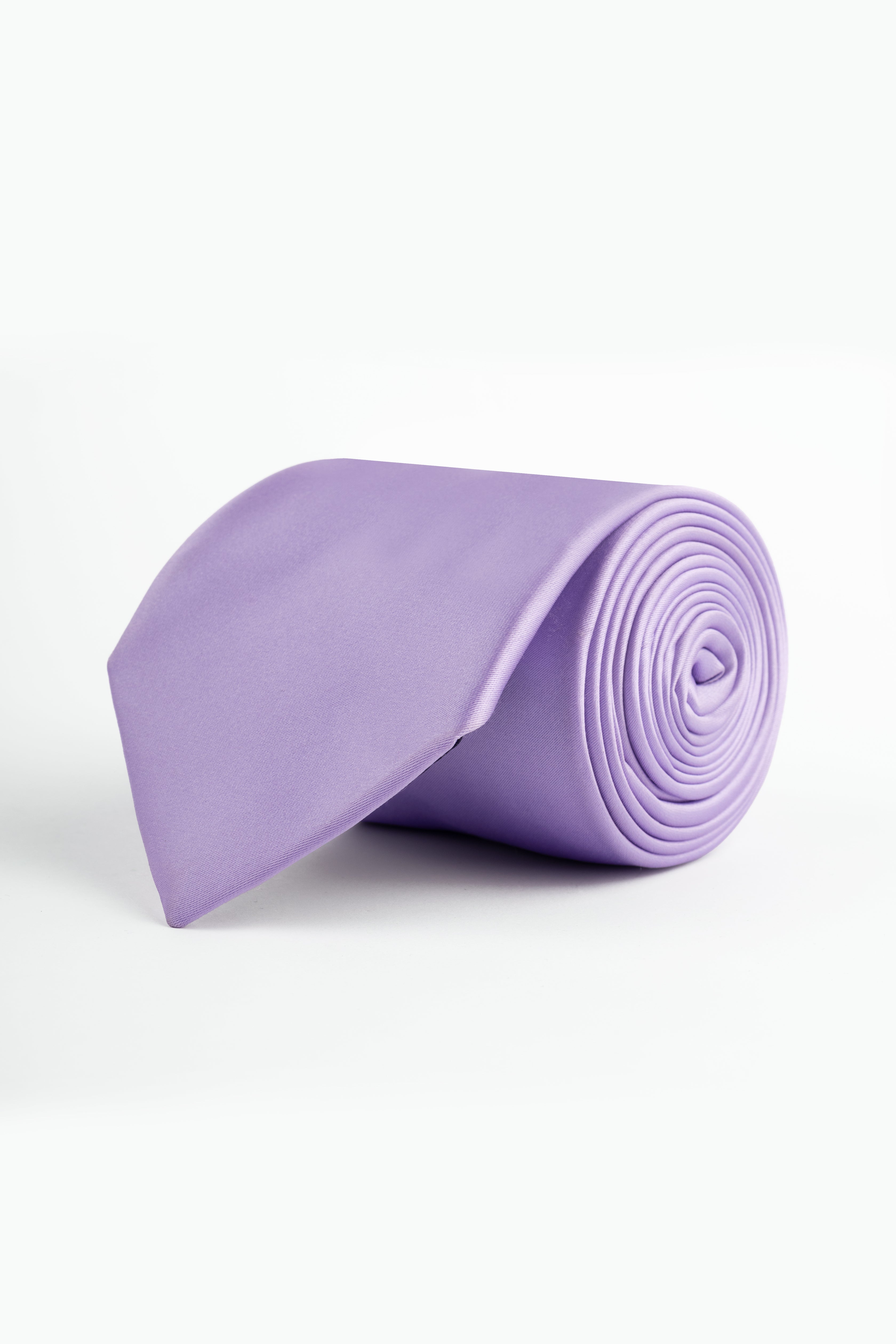 Solid Light-Mauve Tie Necktie - 1