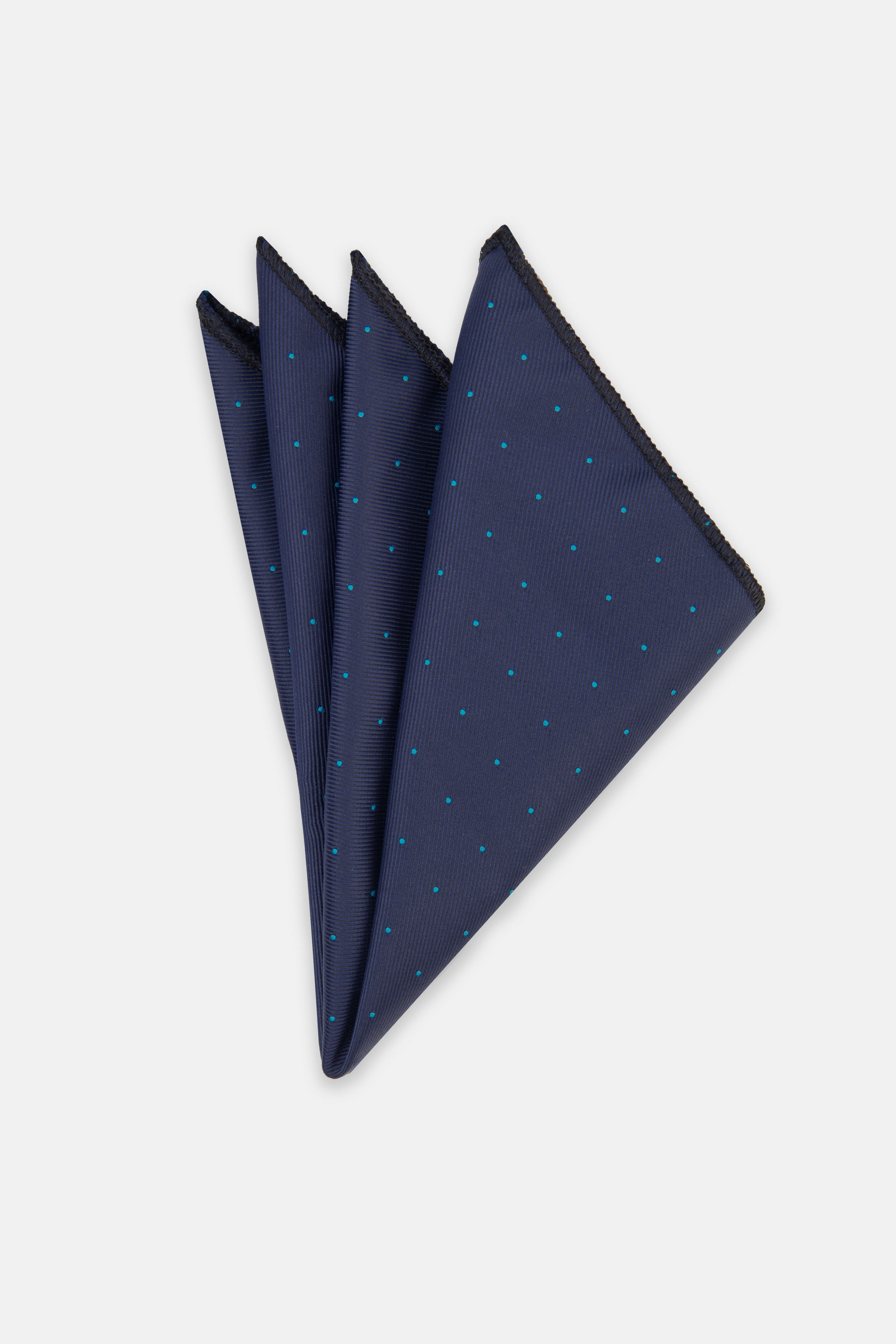 Dotted Navy & Blue Necktie - 1