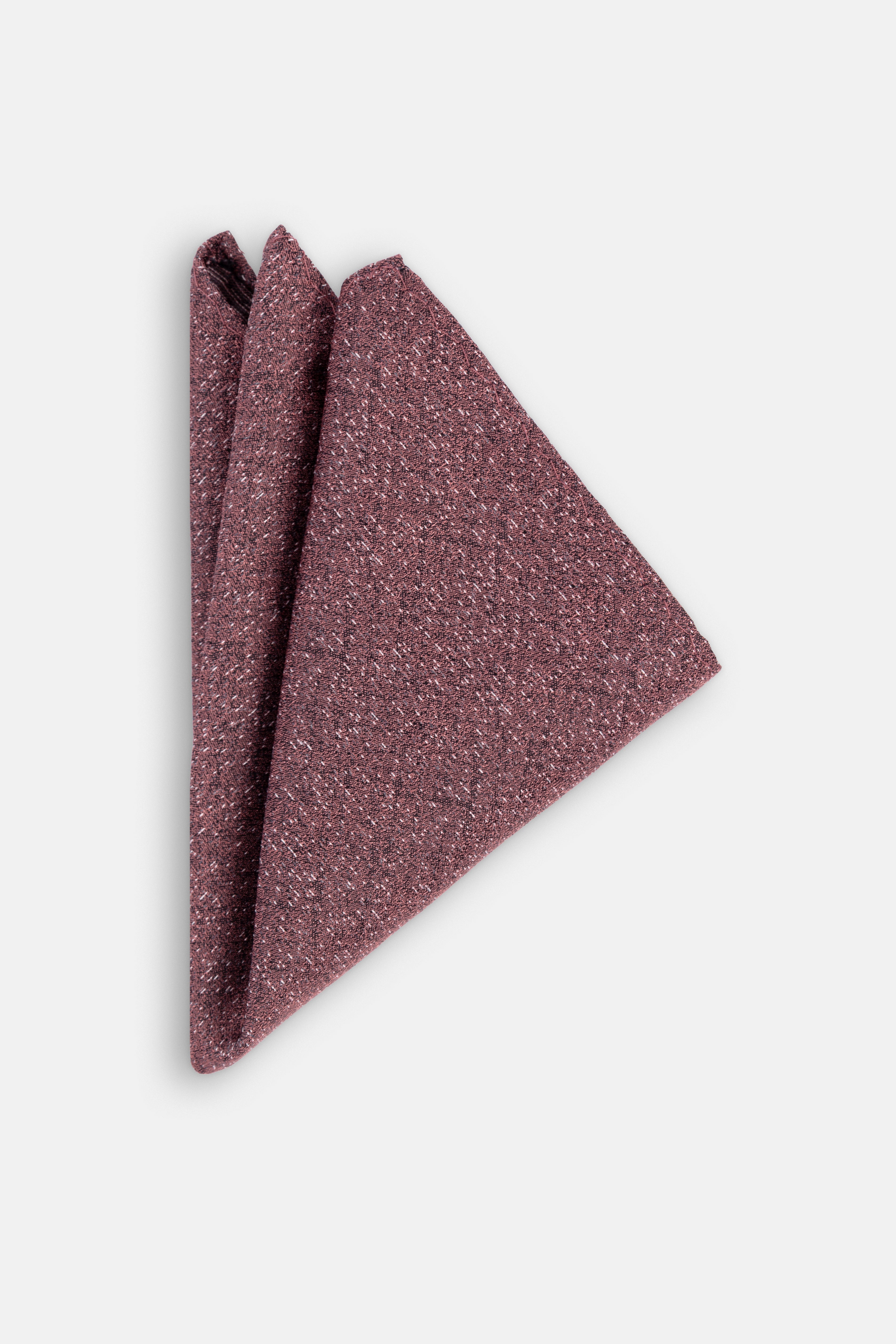 Jacquard Burgundy Tie Necktie with Handkerchief