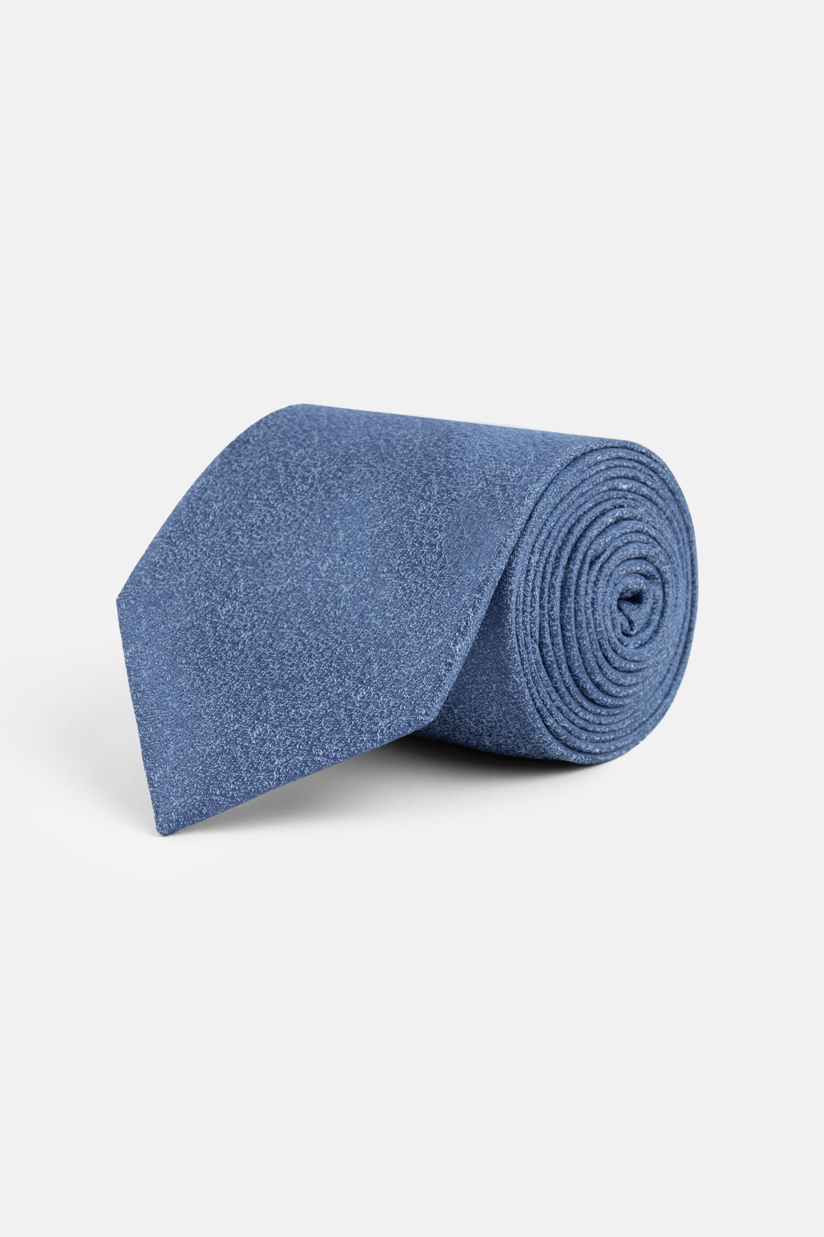 Jacquard Blue Tie Necktie with Handkerchief