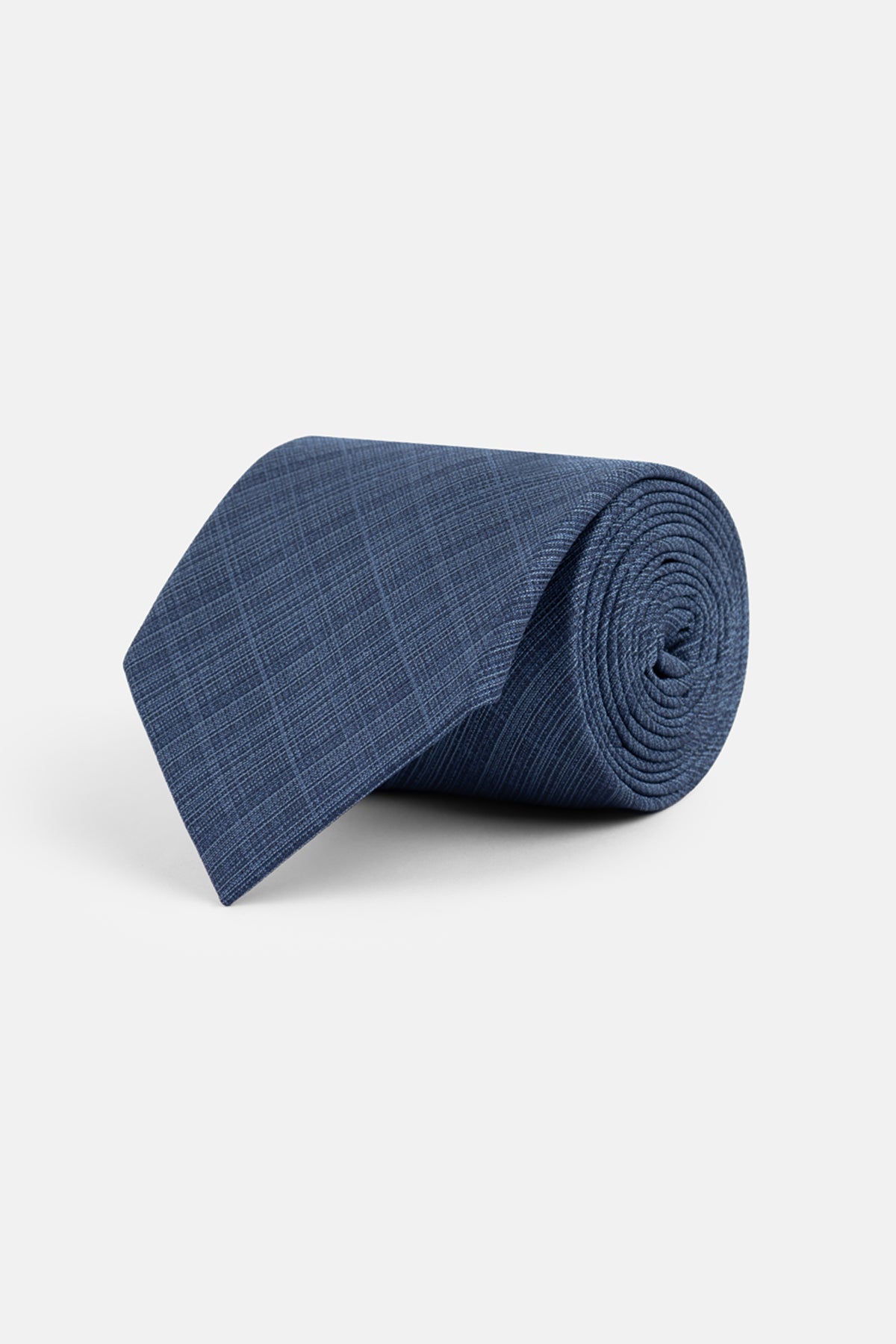 Jacquard Blue Tie Necktie with Handkerchief