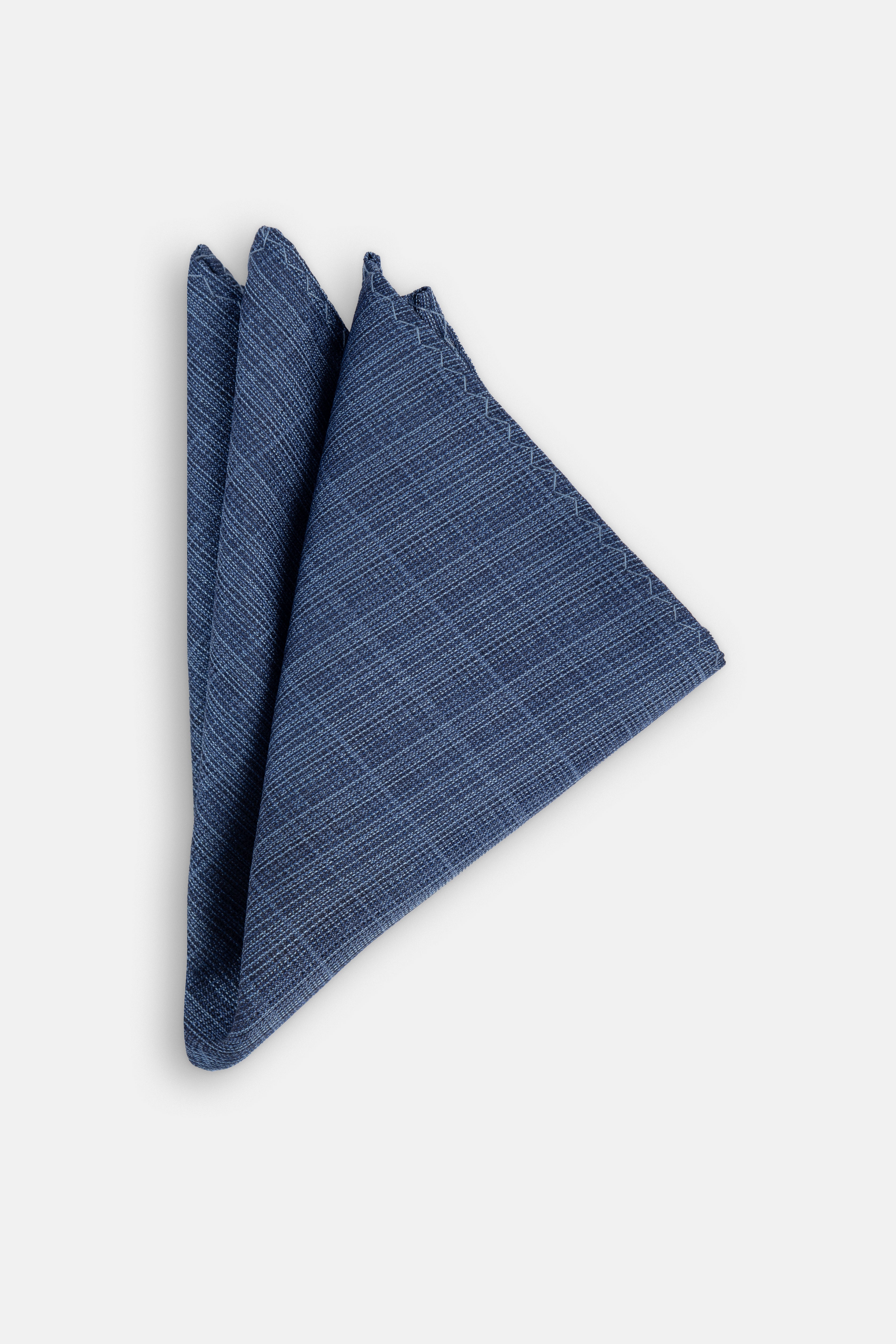 Jacquard Blue Tie Necktie with Handkerchief