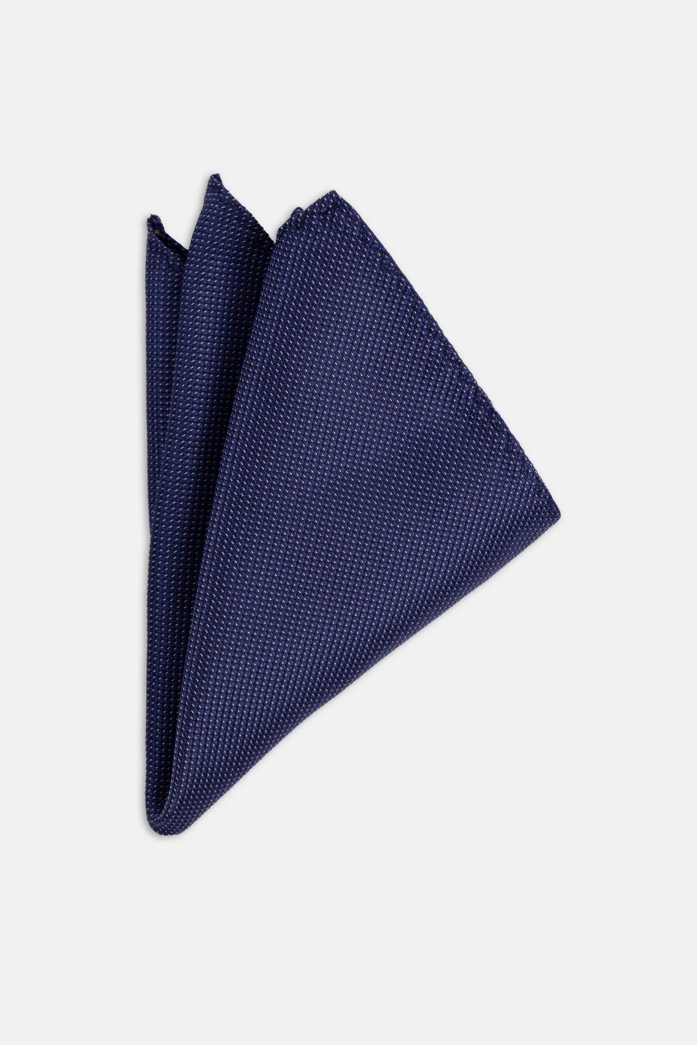 Jacquard Navy Tie Necktie with Handkerchief