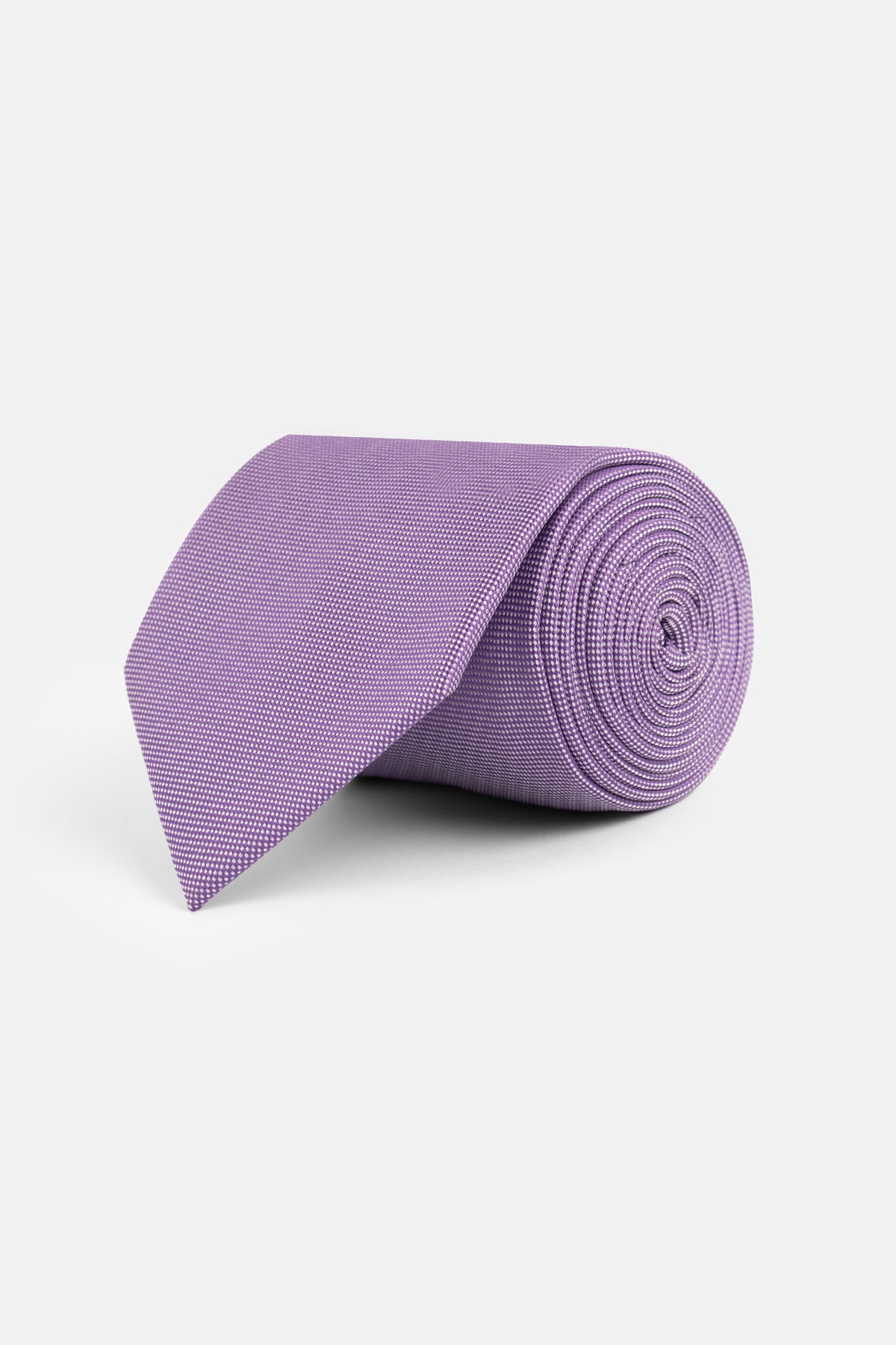 Jacquard Purple Tie Necktie with Handkerchief