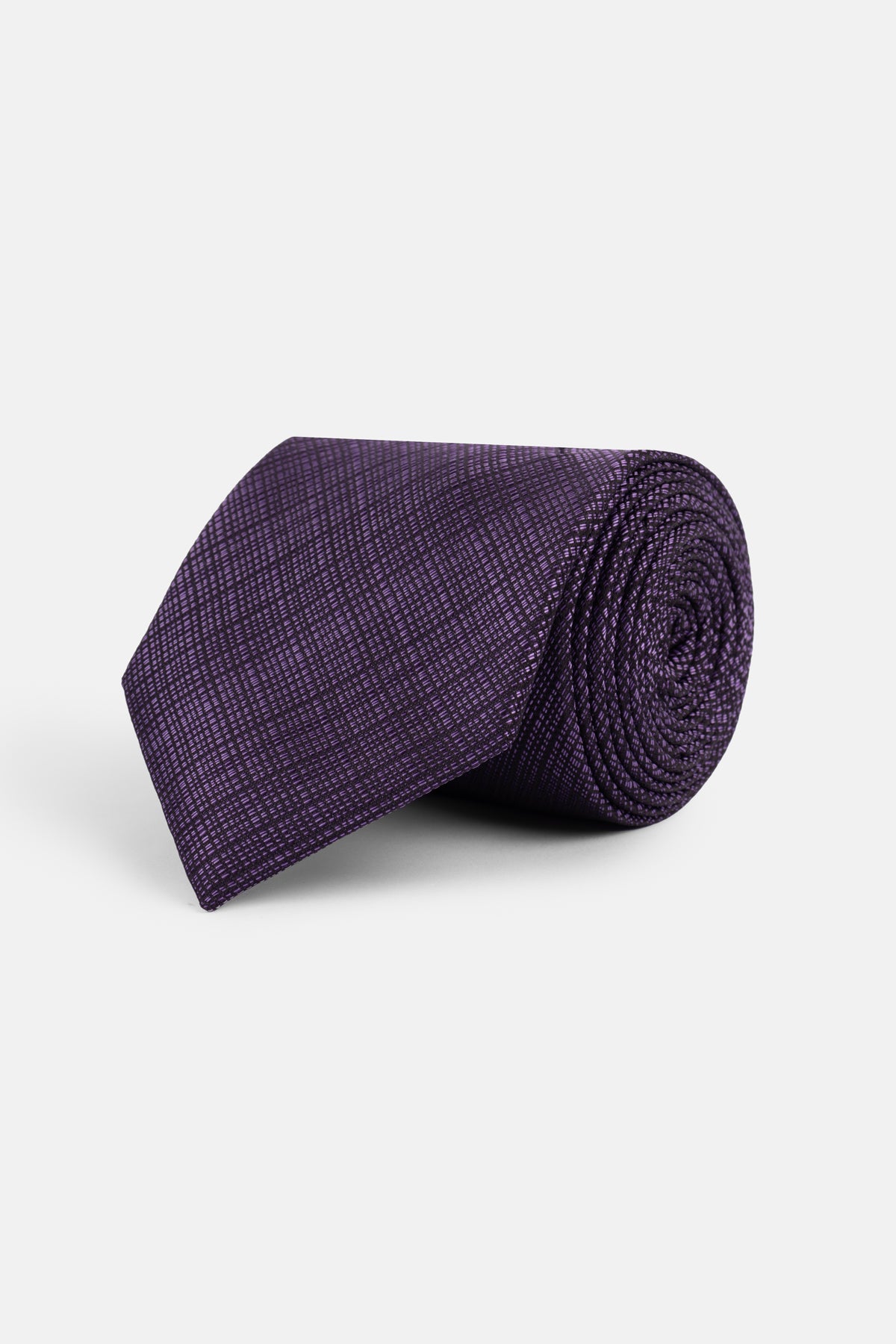 Jacquard English Violet Tie Necktie with Handkerchief