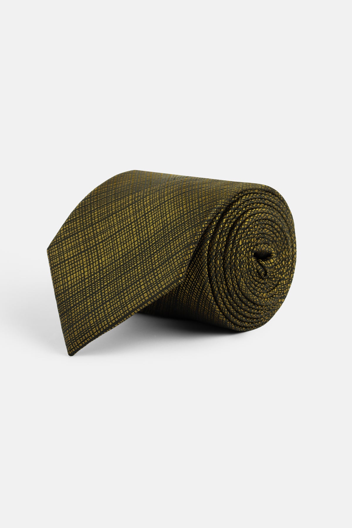 Jacquard Gold Tie Necktie with Handkerchief