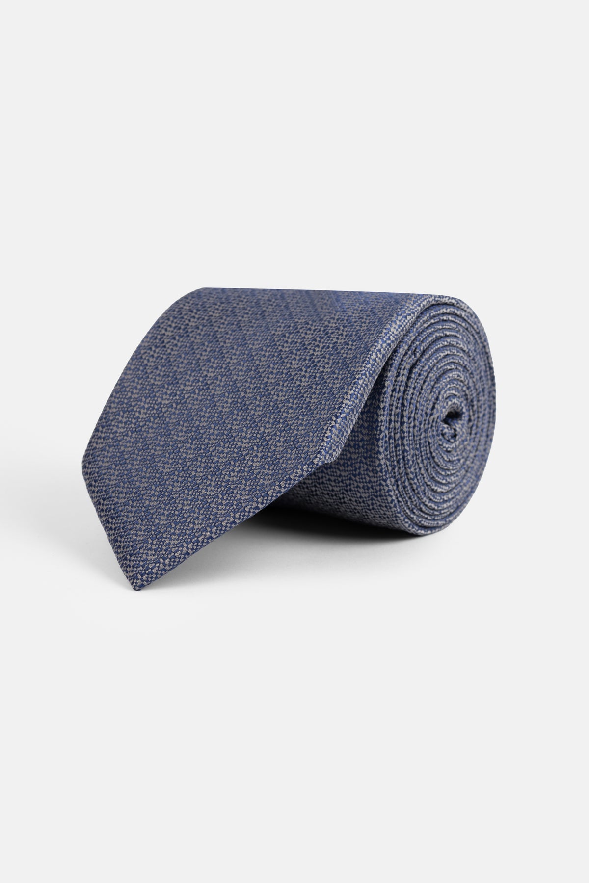 Jacquard Gray Tie Necktie with Handkerchief