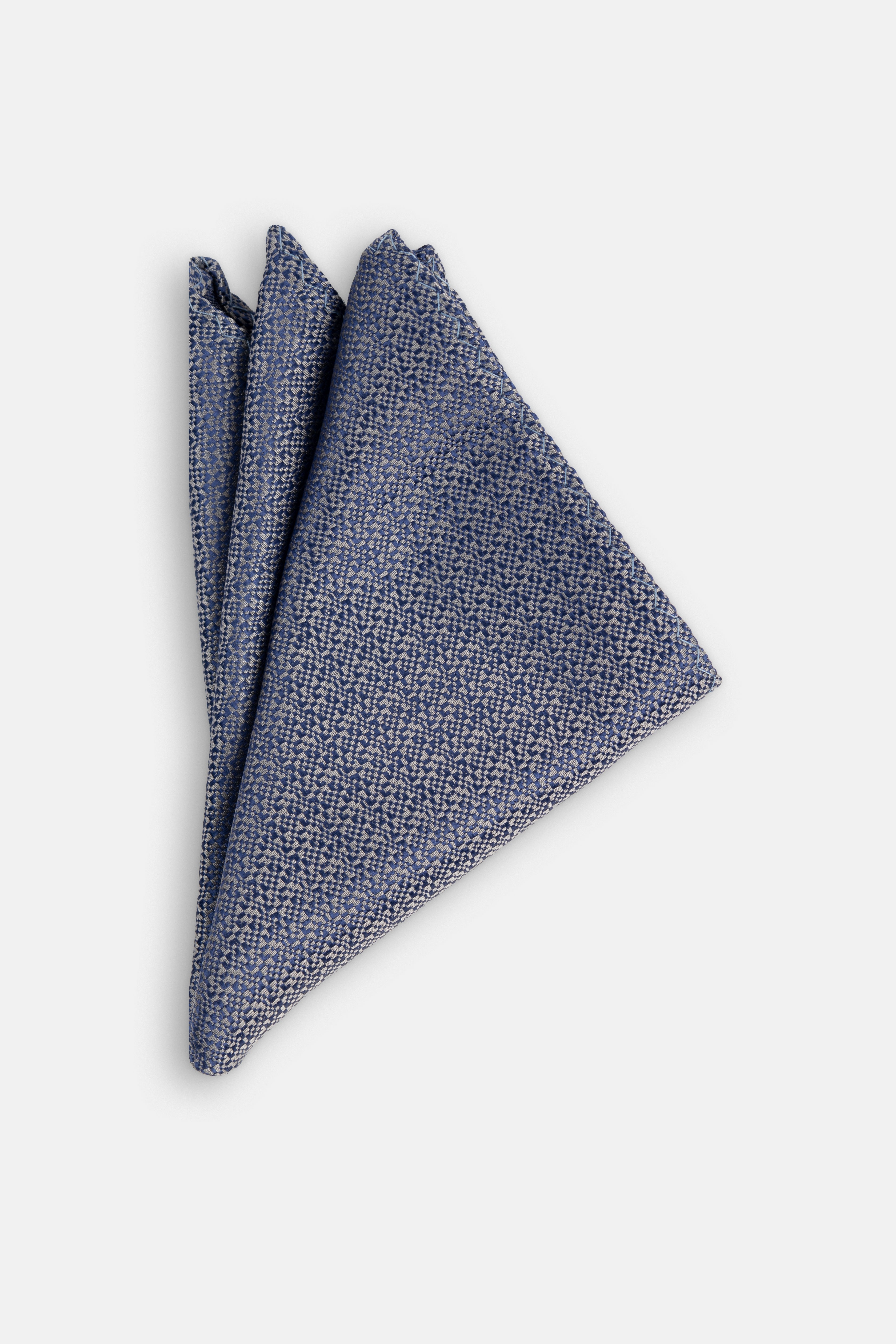 Jacquard Gray Tie Necktie with Handkerchief