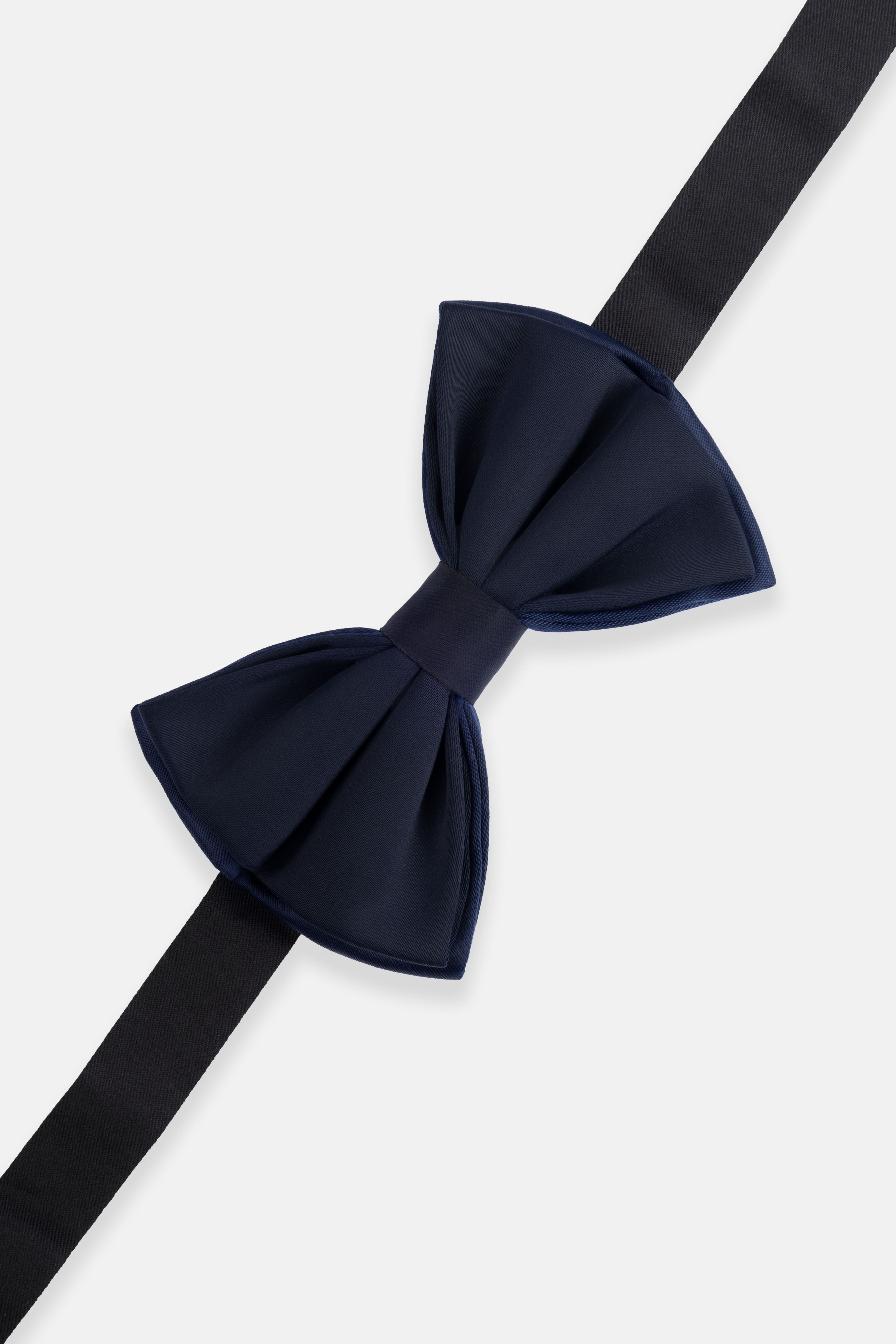 Jacquard Navy Bow Tie - 1