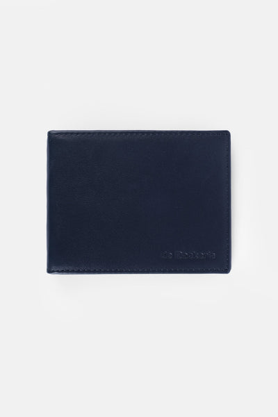 Solid Navy Card Case Wallet