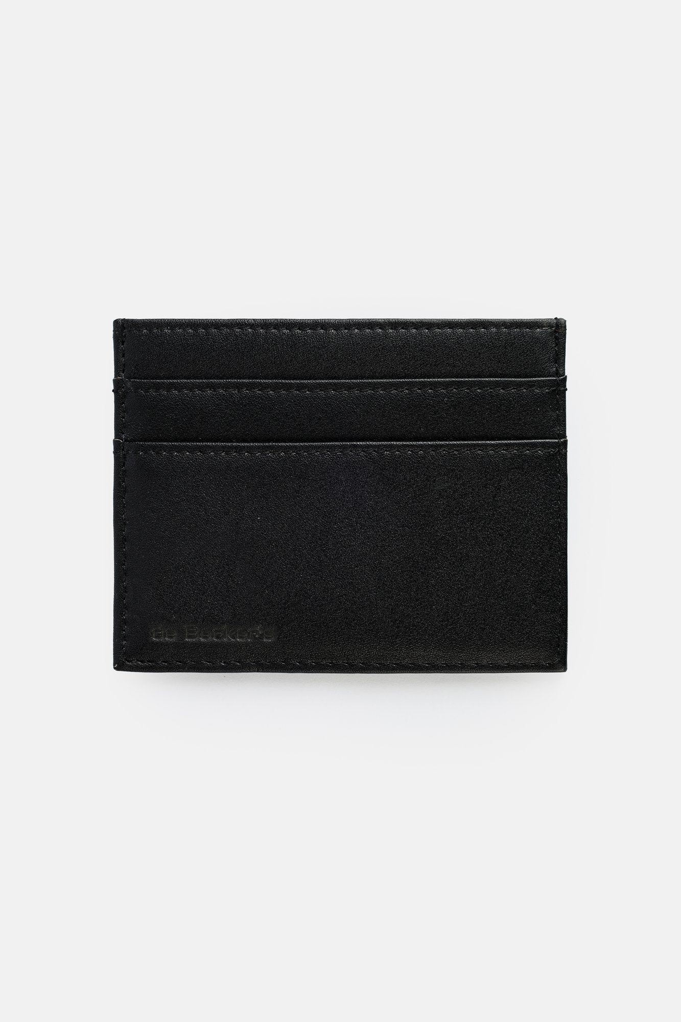 Solid Black Card Case Wallet
