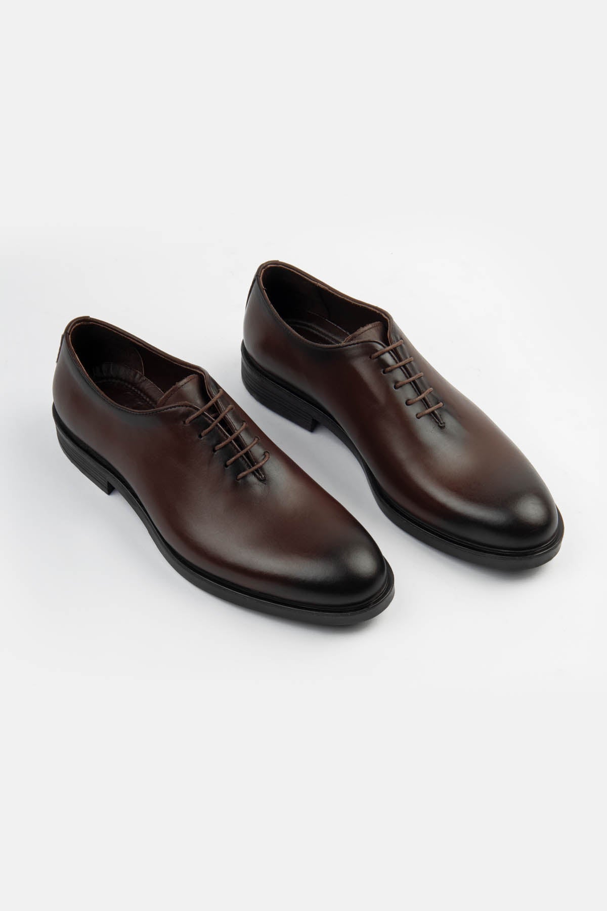 Oxford Burnt Brown Leather Shoes