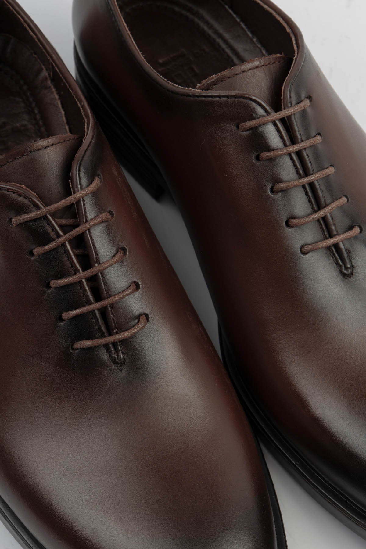 Oxford Burnt Brown Leather Shoes