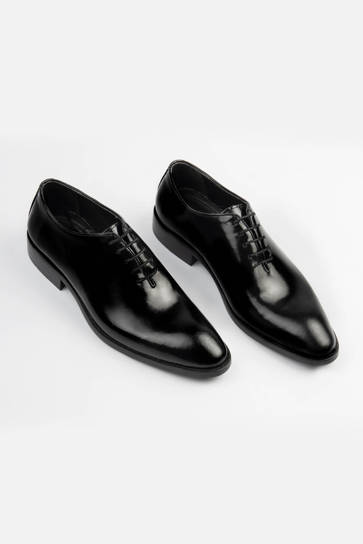 Oxford Black Leather Shoes - 2