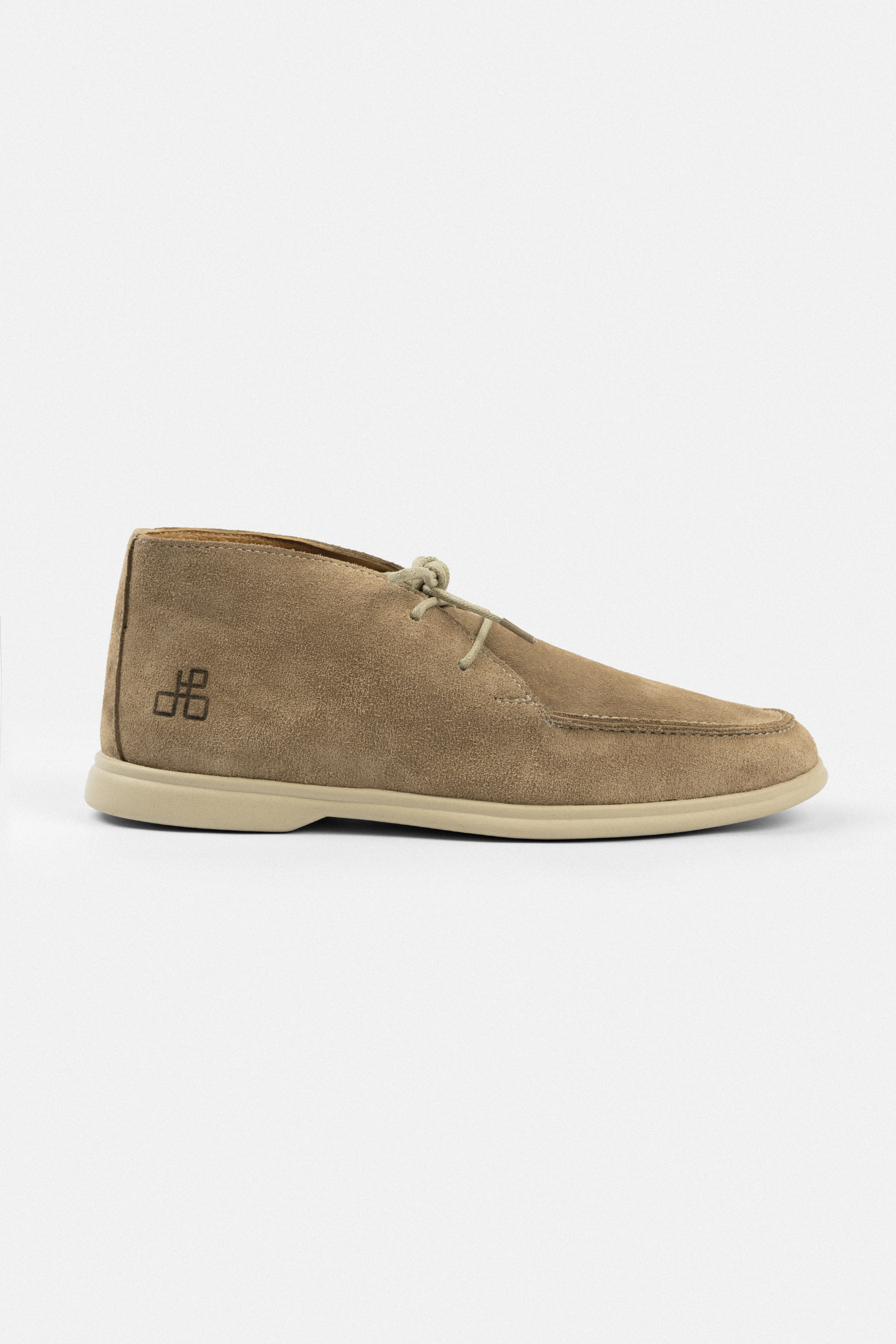 Light Beige Chamois Chukka Boots