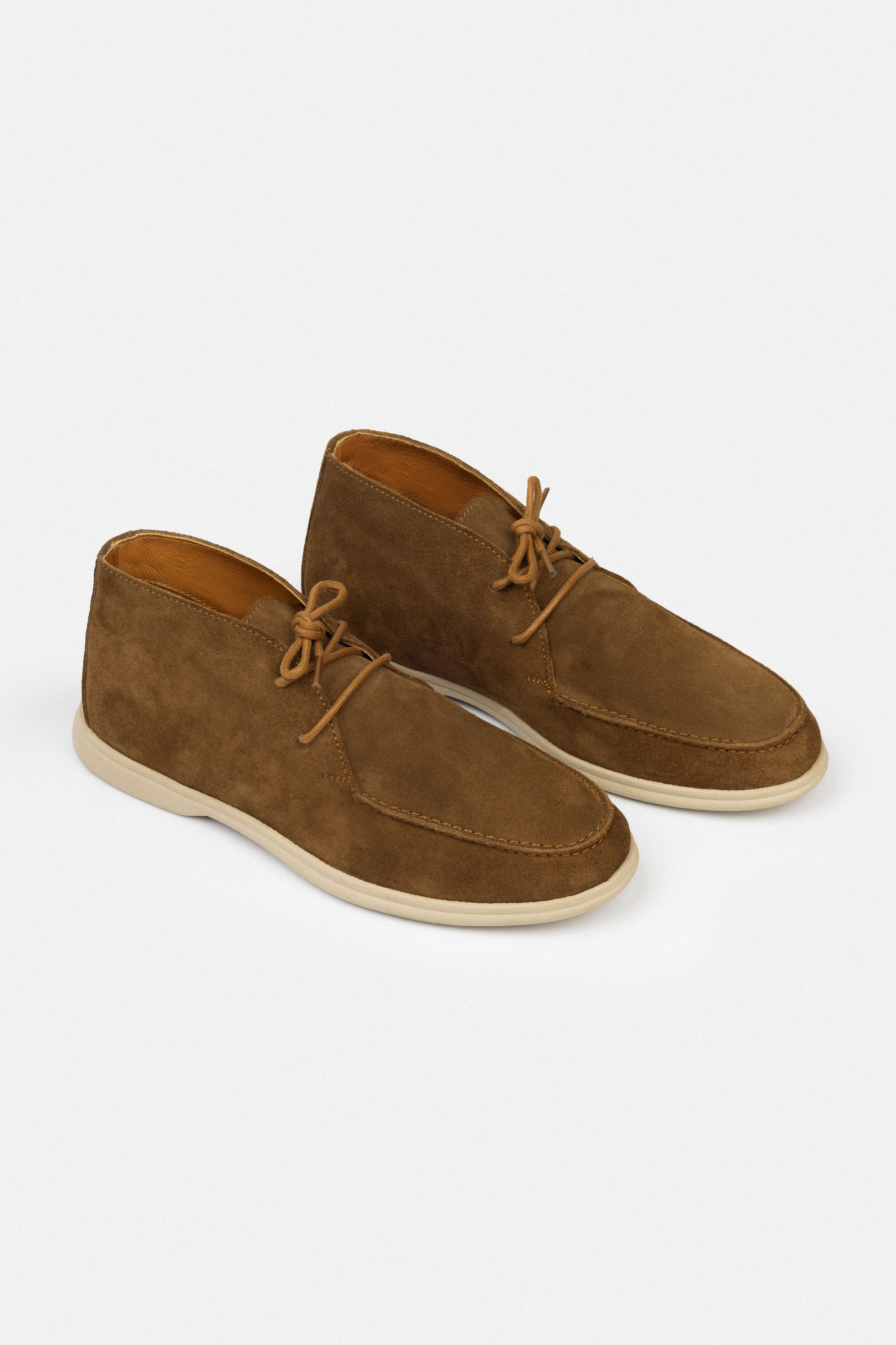 Kobicha Brown Chamois Chukka Boots