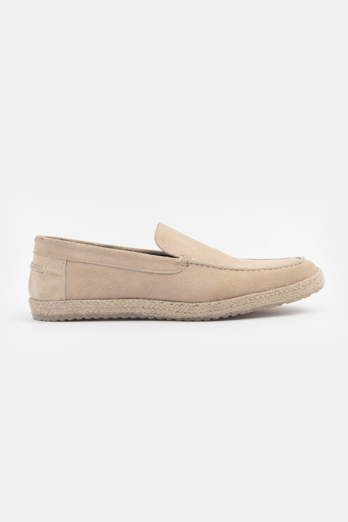 Moccasin Light Beige Chamois Shoes