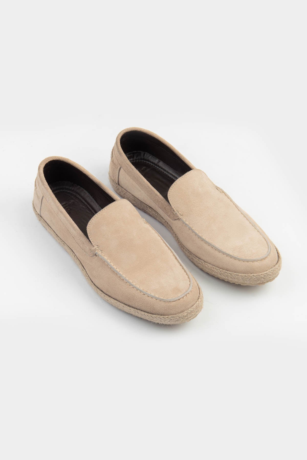 Moccasin Light Beige Chamois Shoes