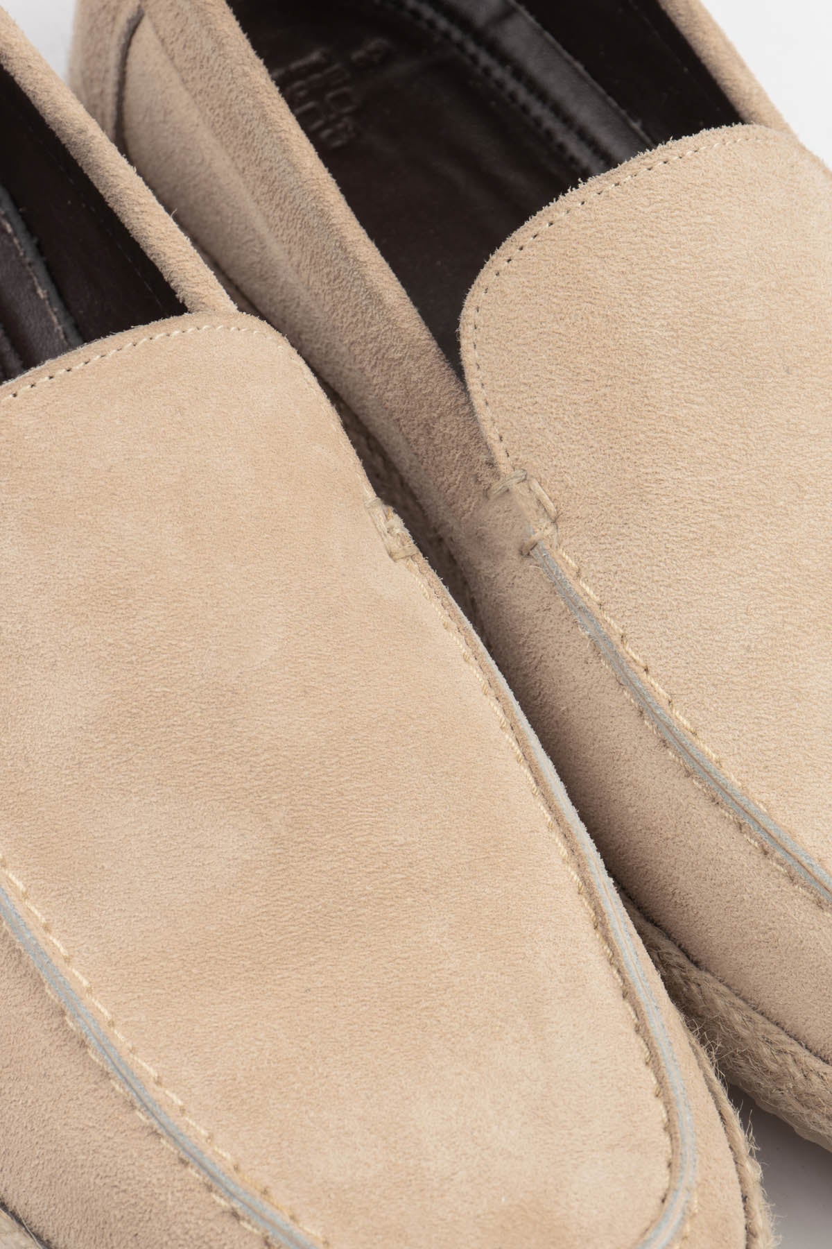 Moccasin Light Beige Chamois Shoes