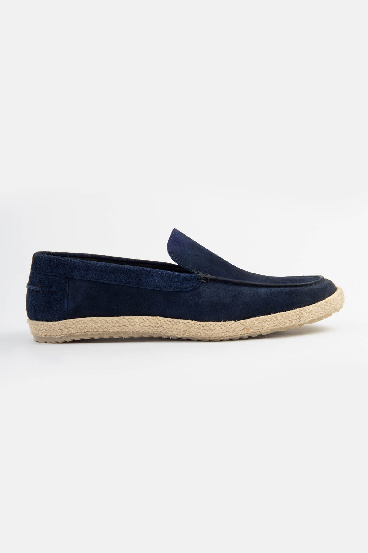 Moccasin Dark Navy Chamois Shoes