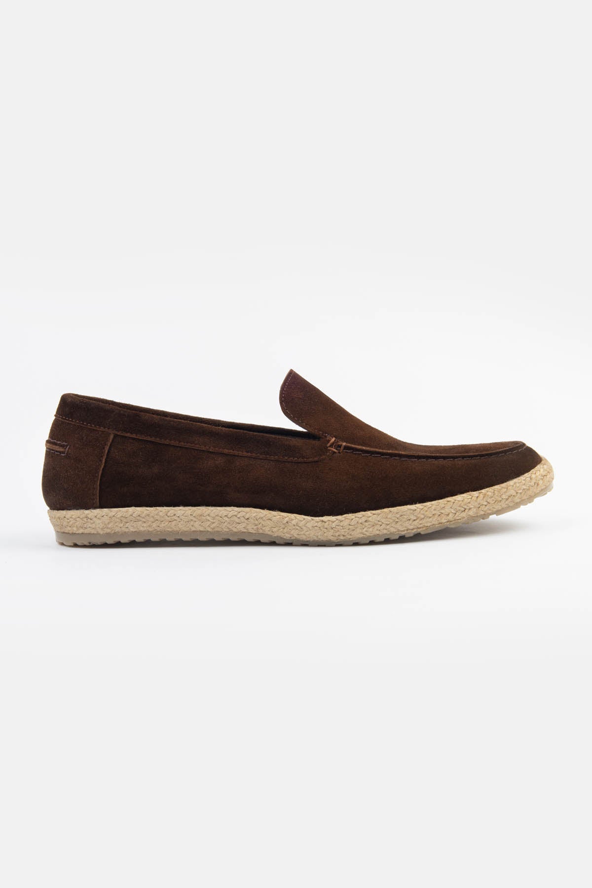 Moccasin Dark Brown Chamois Shoes