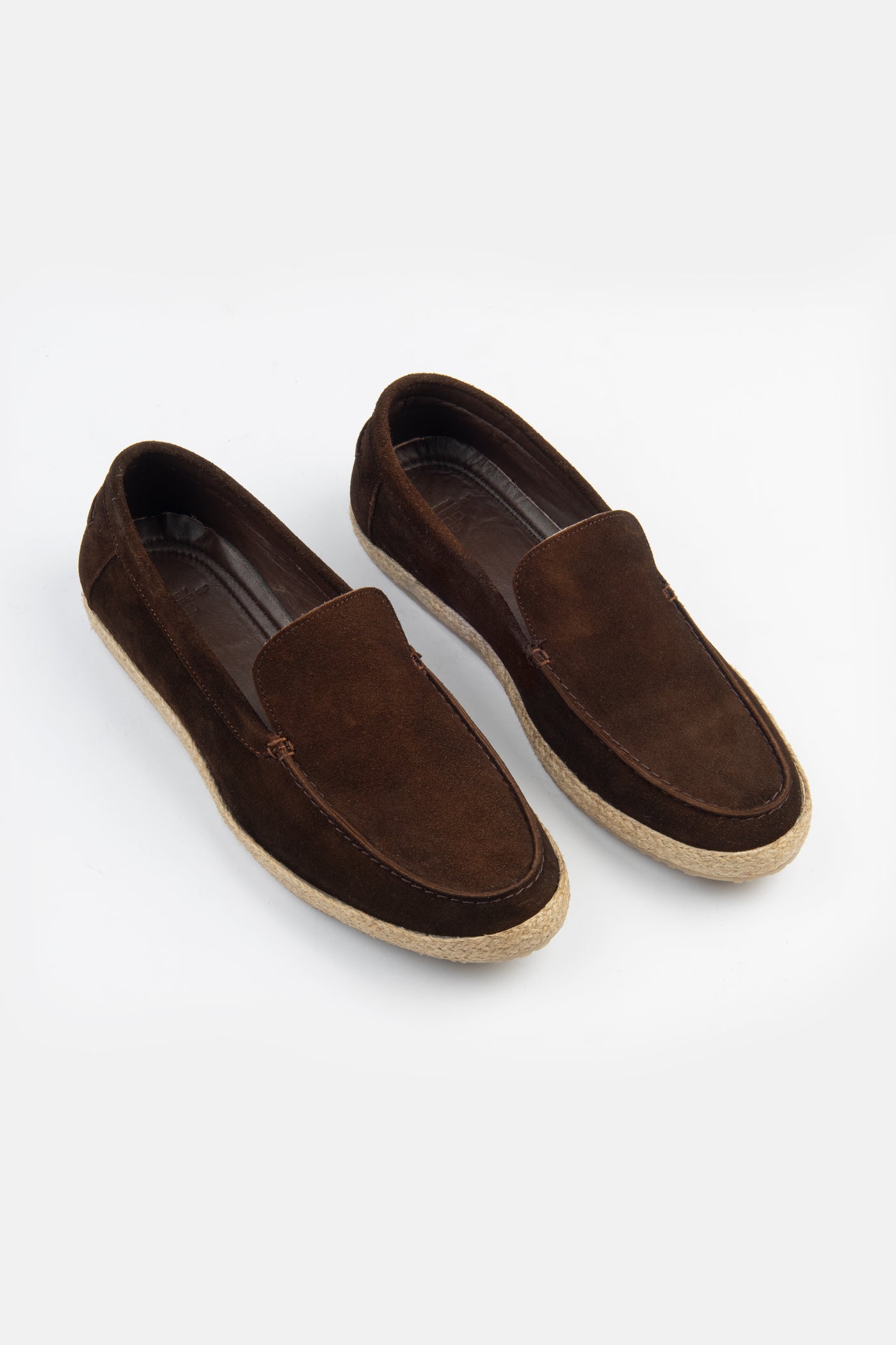 Moccasin Dark Brown Chamois Shoes