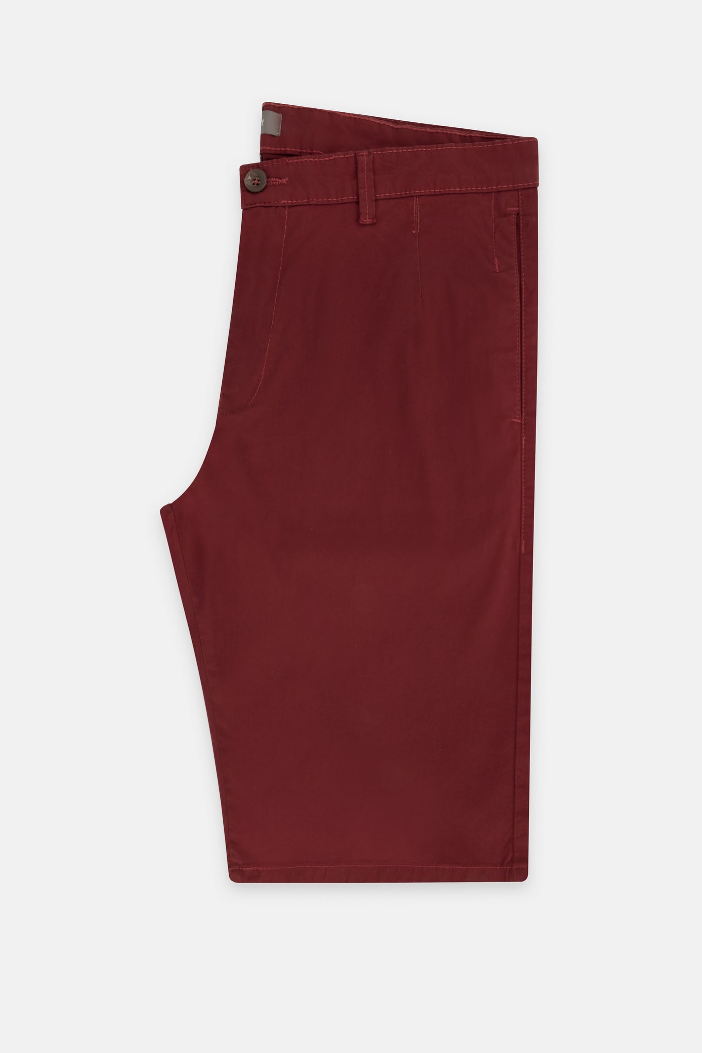 Dark-Red Gabardine Short