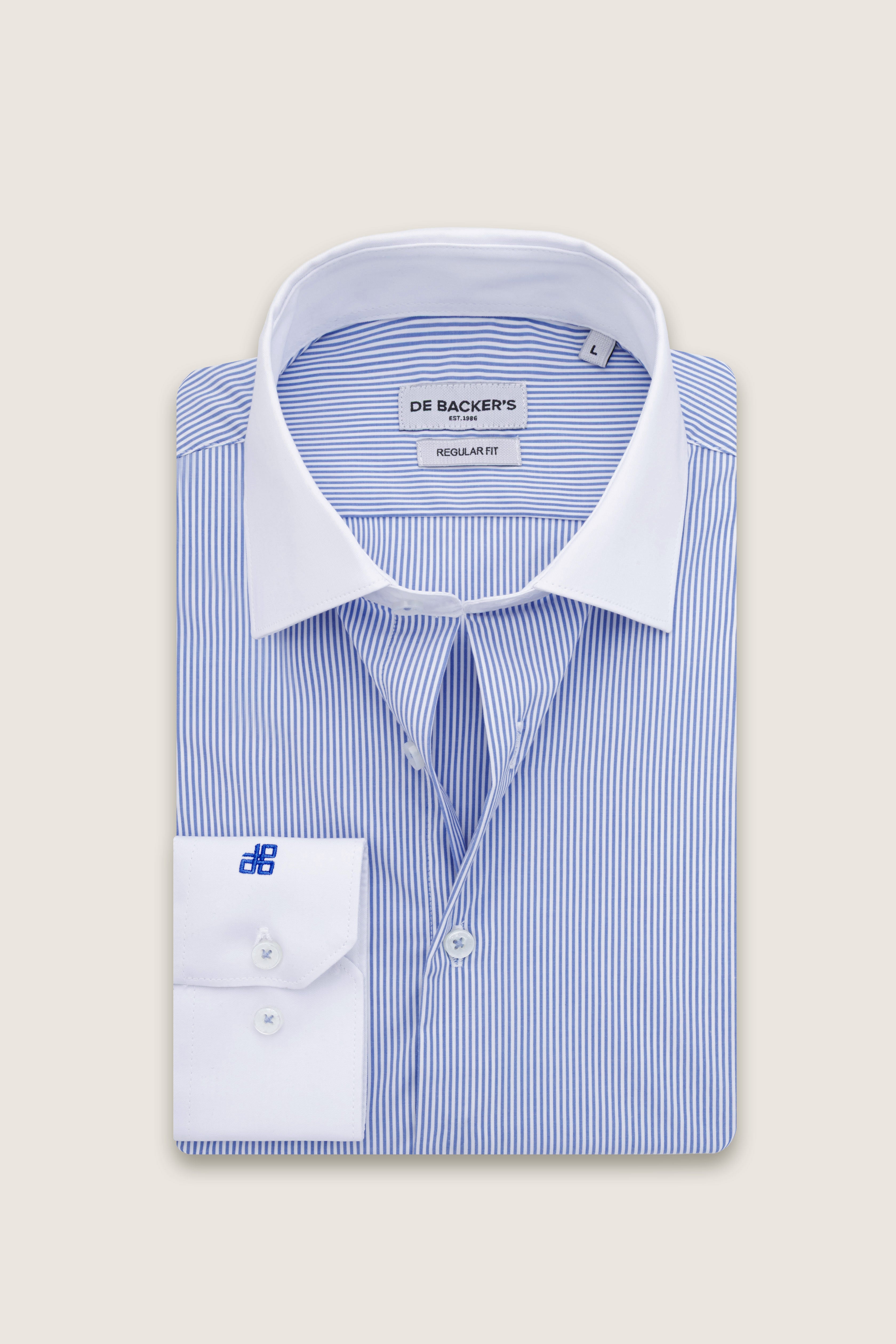 Blue Striped Bamboo Classic Shirt