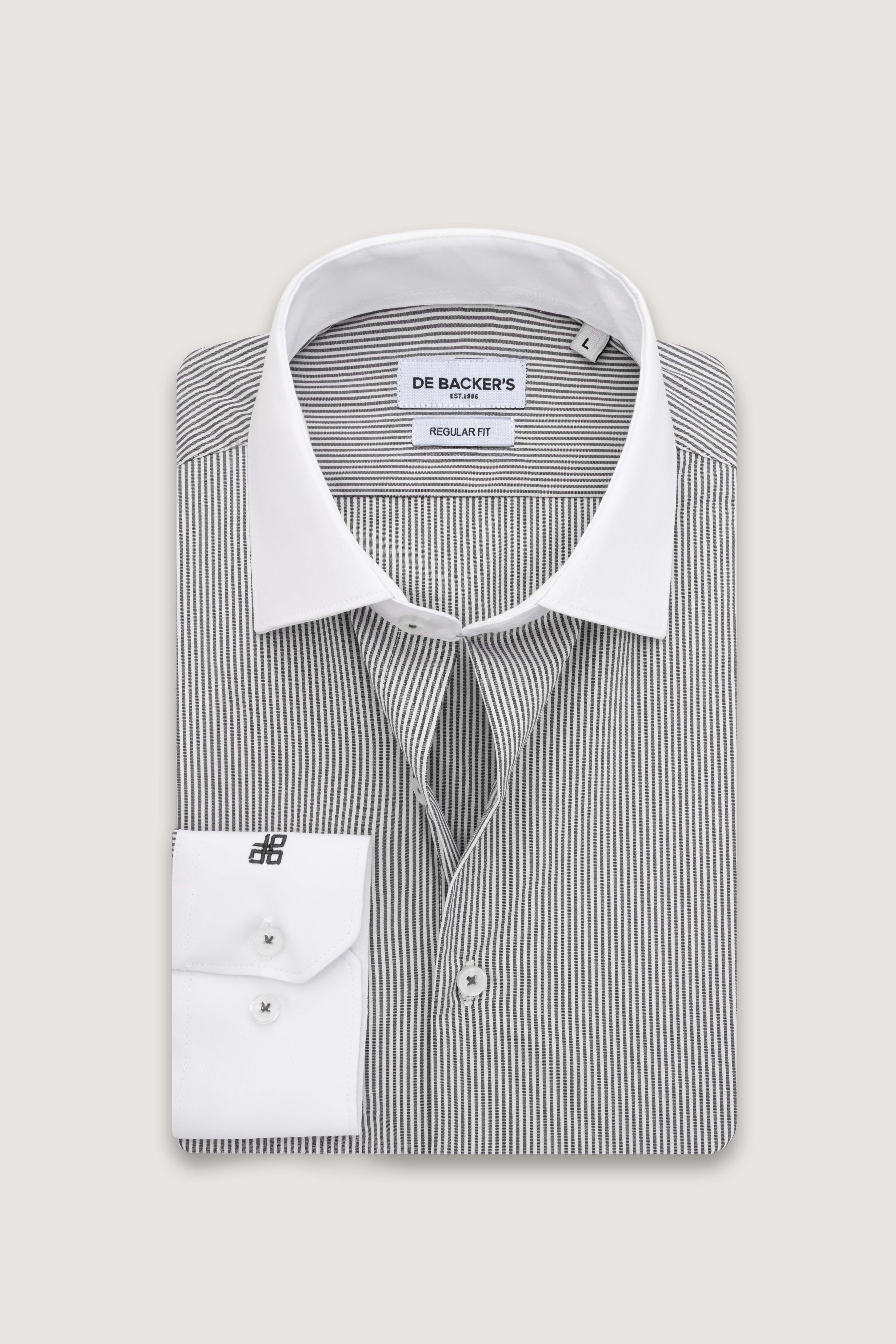 Black Striped Bamboo Classic Shirt