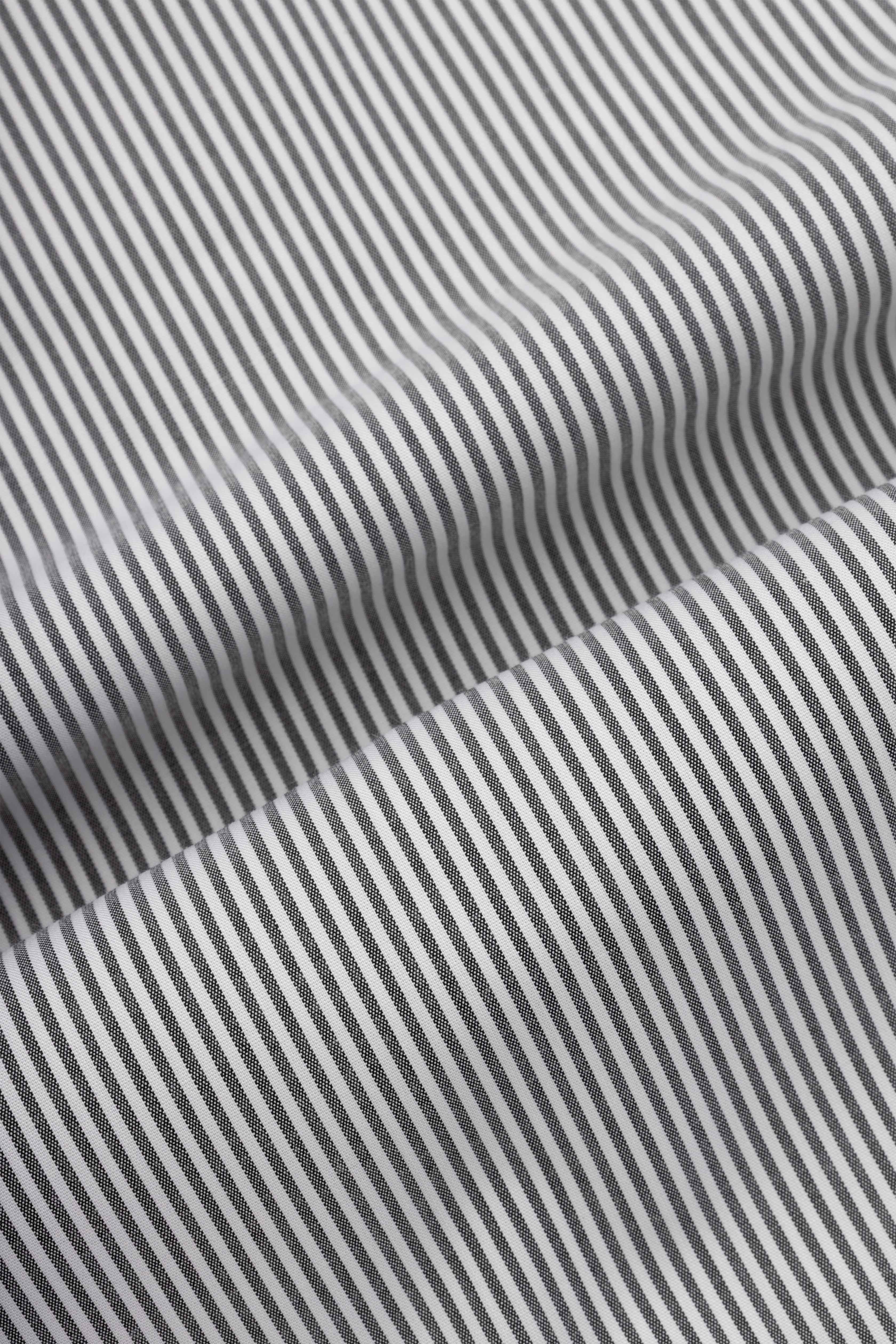 Black Striped Bamboo Classic Shirt
