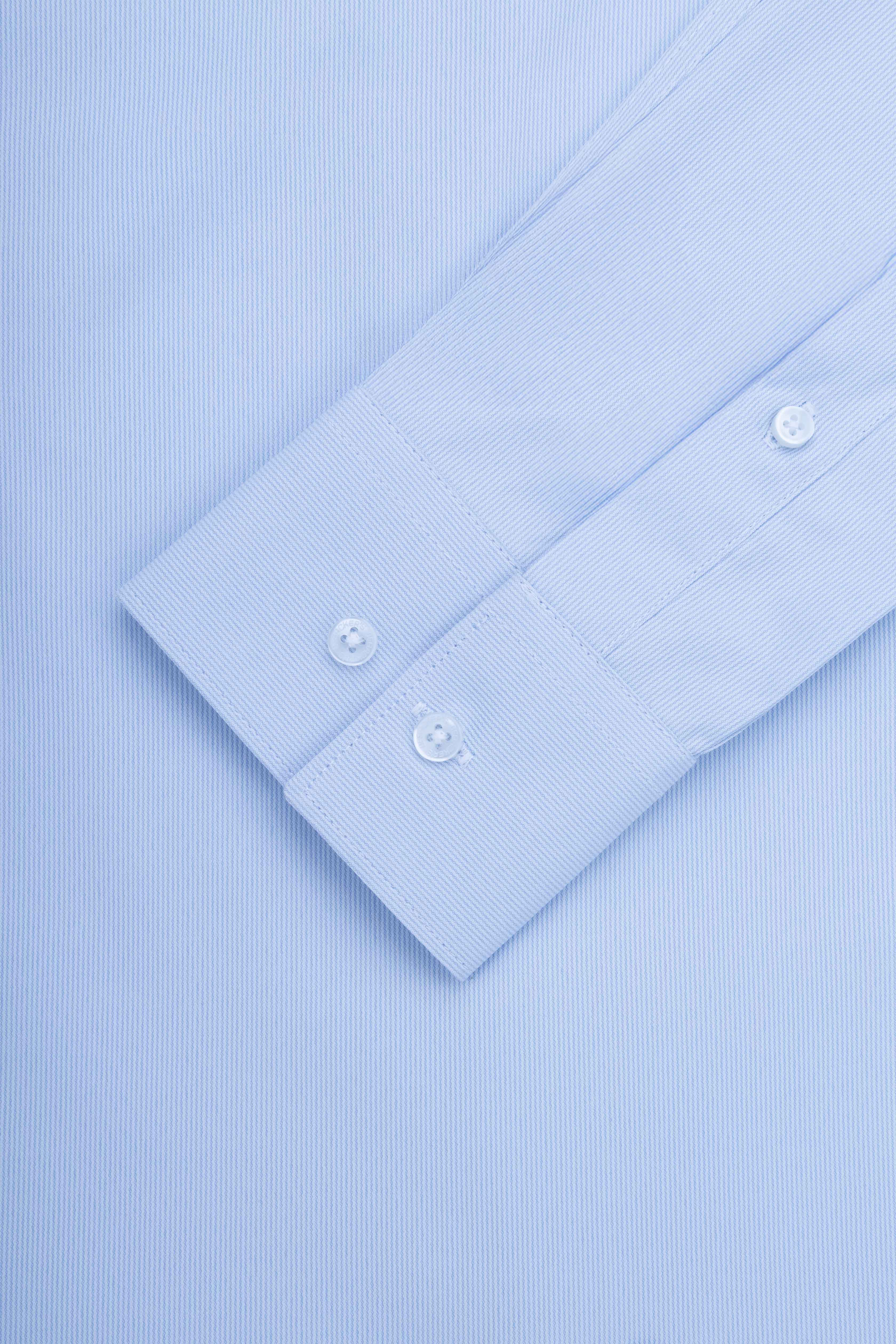 Light Blue Pattered  Classic Shirt