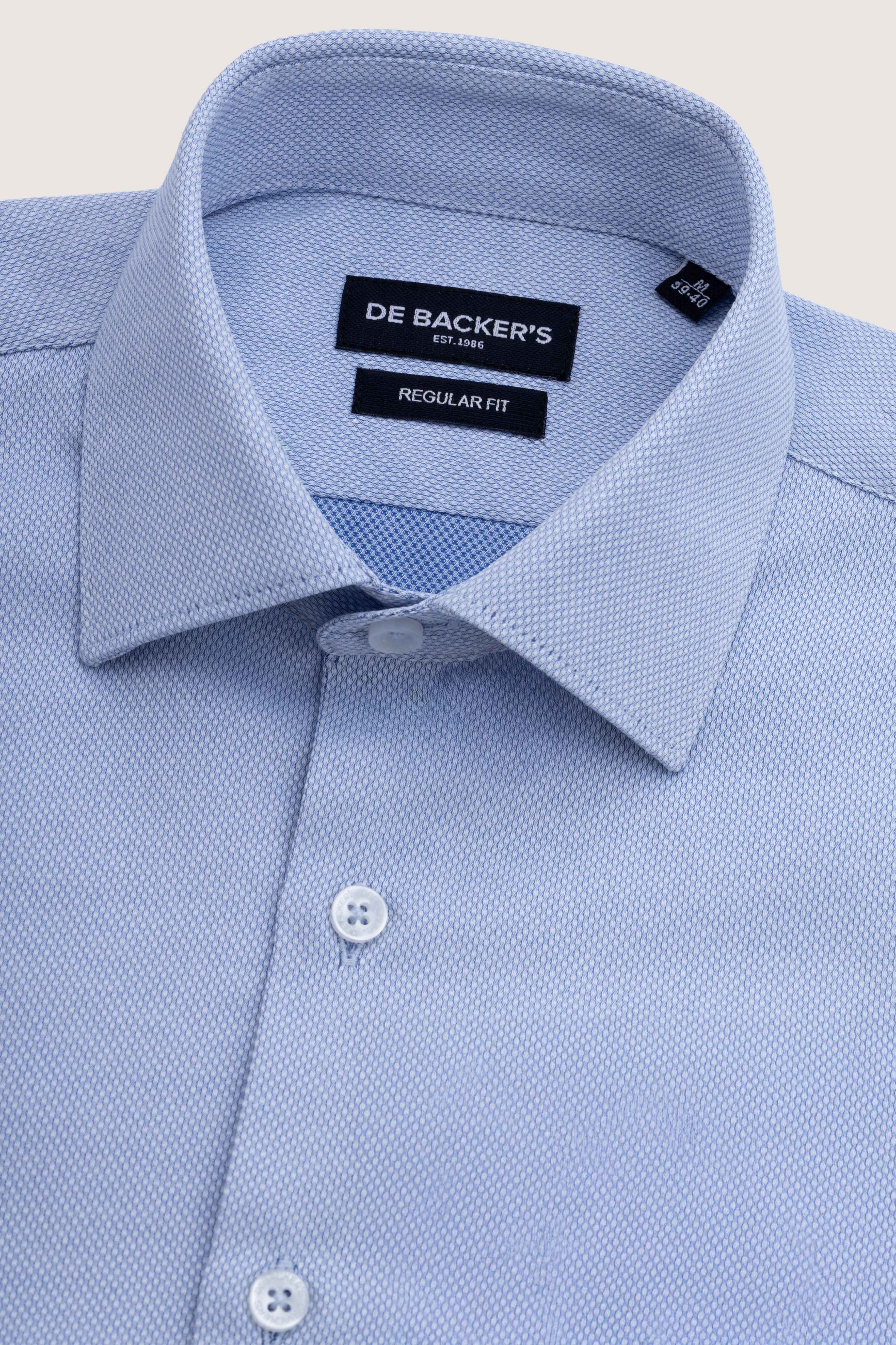 Light Blue Patterned Classic Shirt