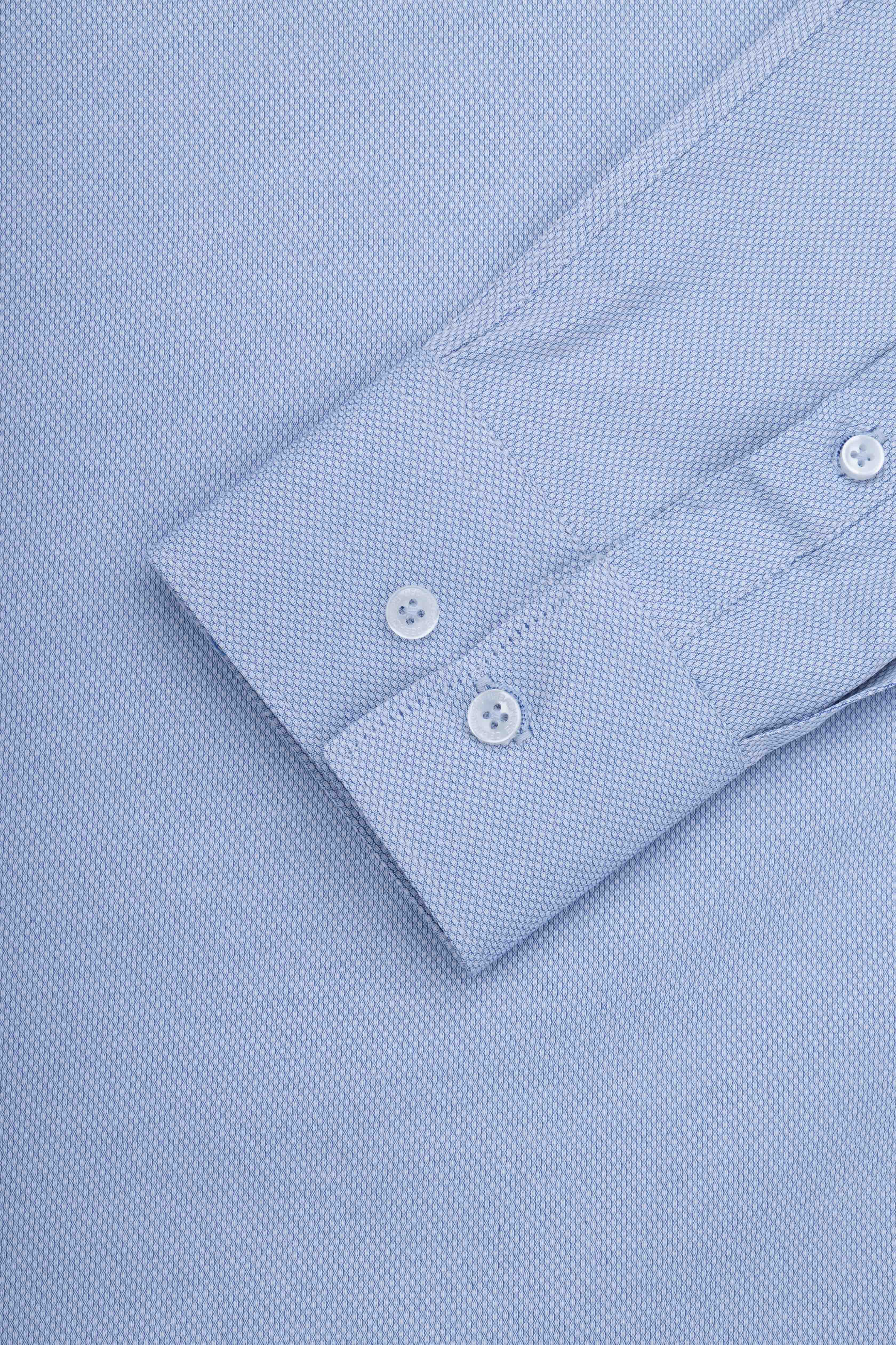 Light Blue Patterned Classic Shirt