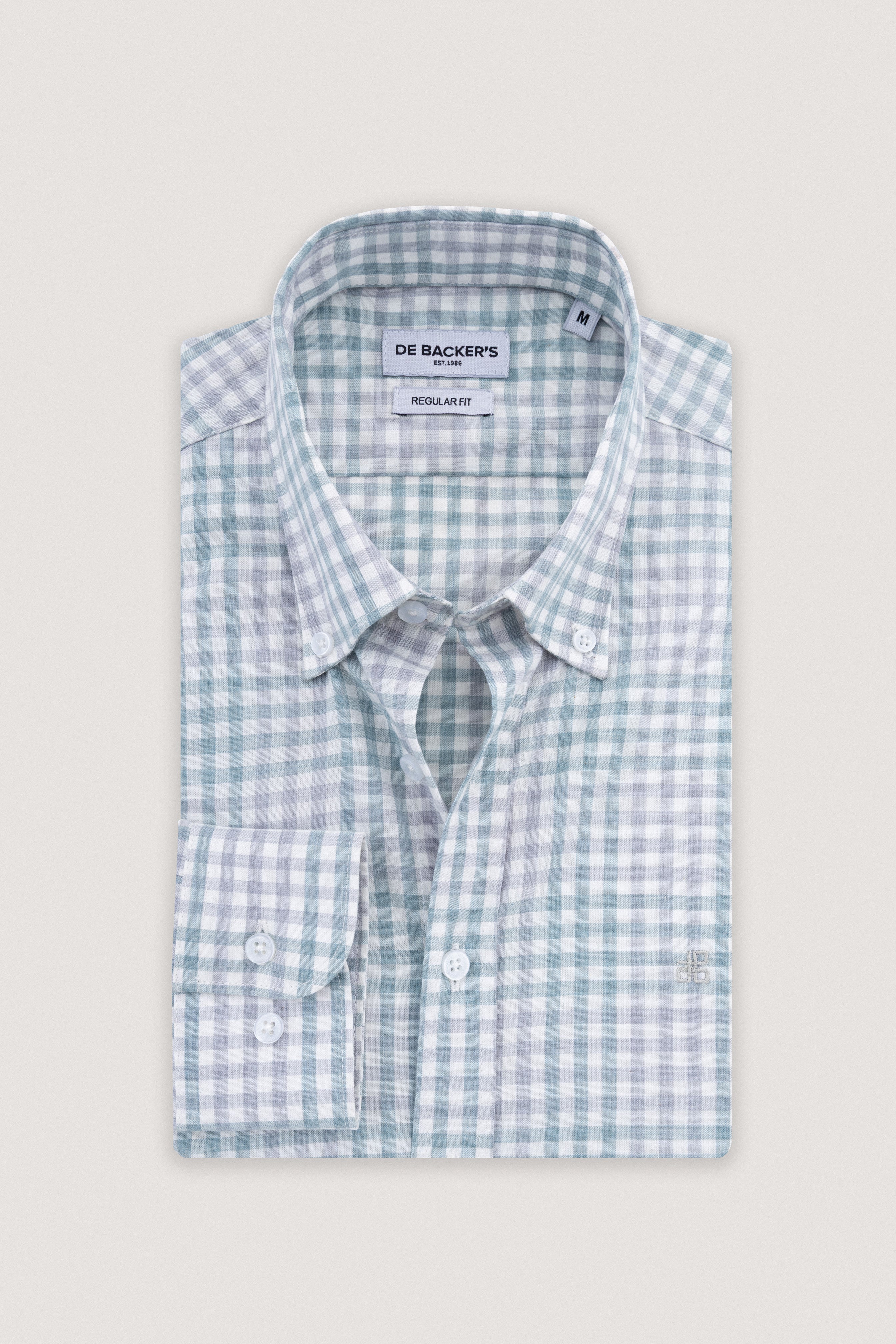 Summer Green Checked Casual Shirt
