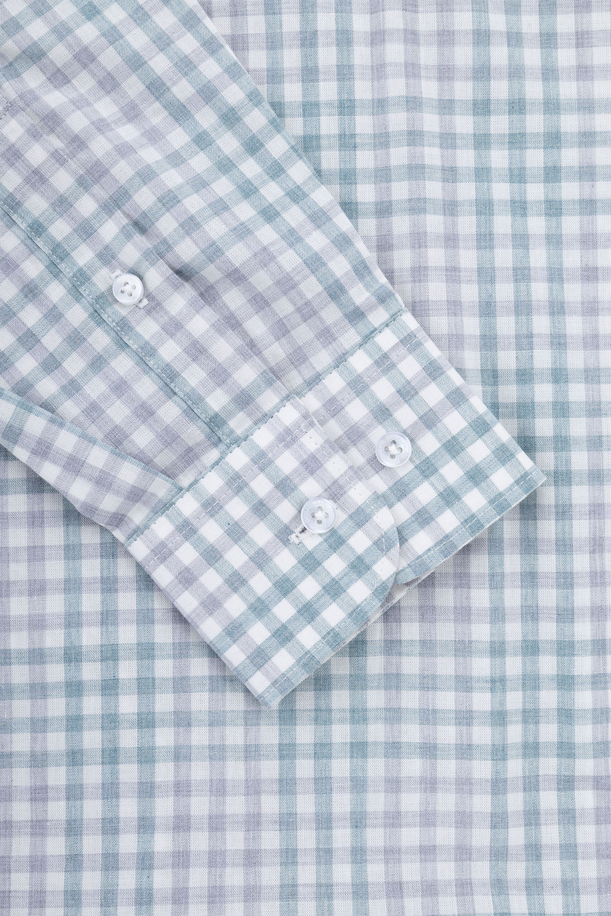 Summer Green Checked Casual Shirt