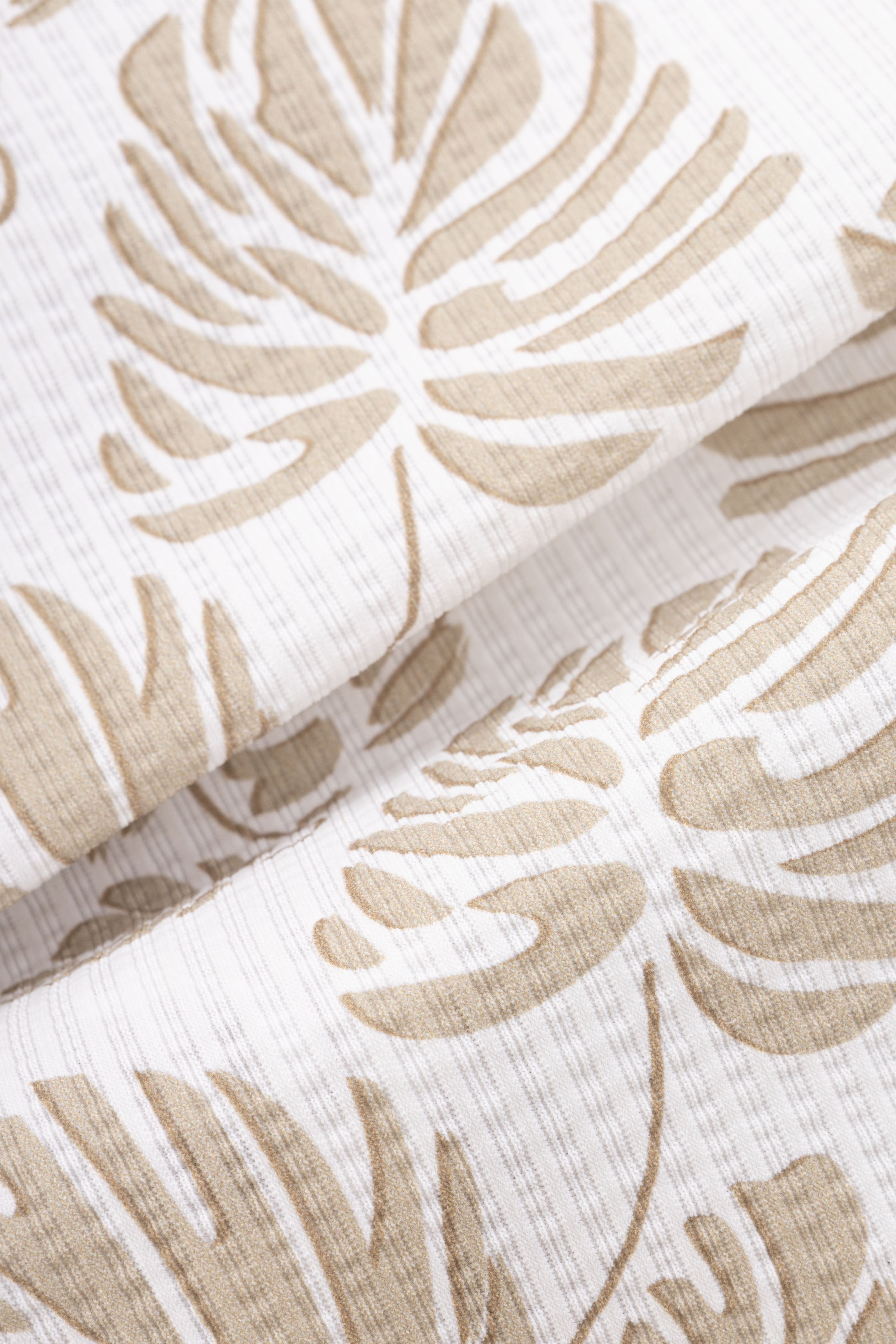 Beige Printed Casual Shirt