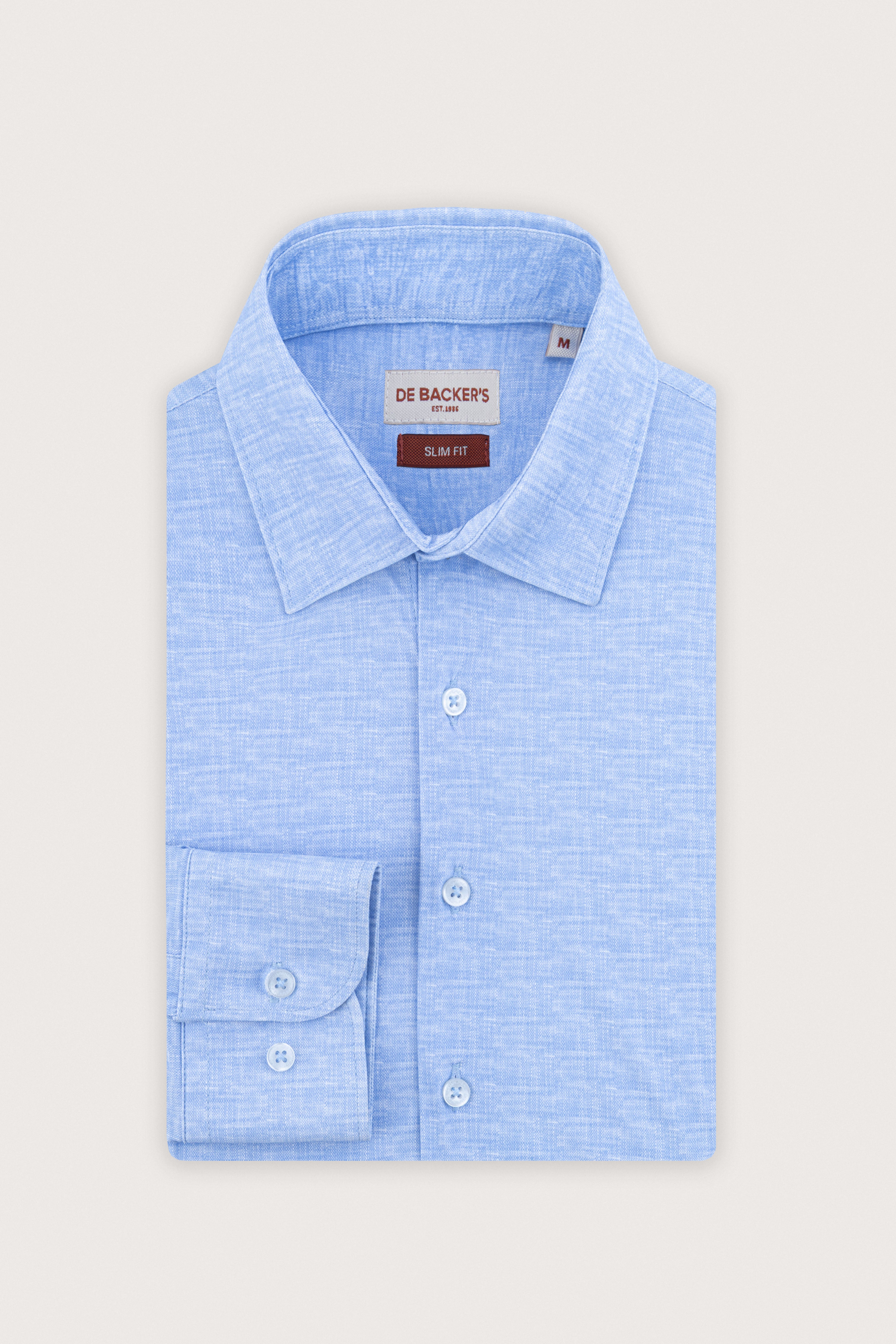 Blue Patterned Casual Shirt