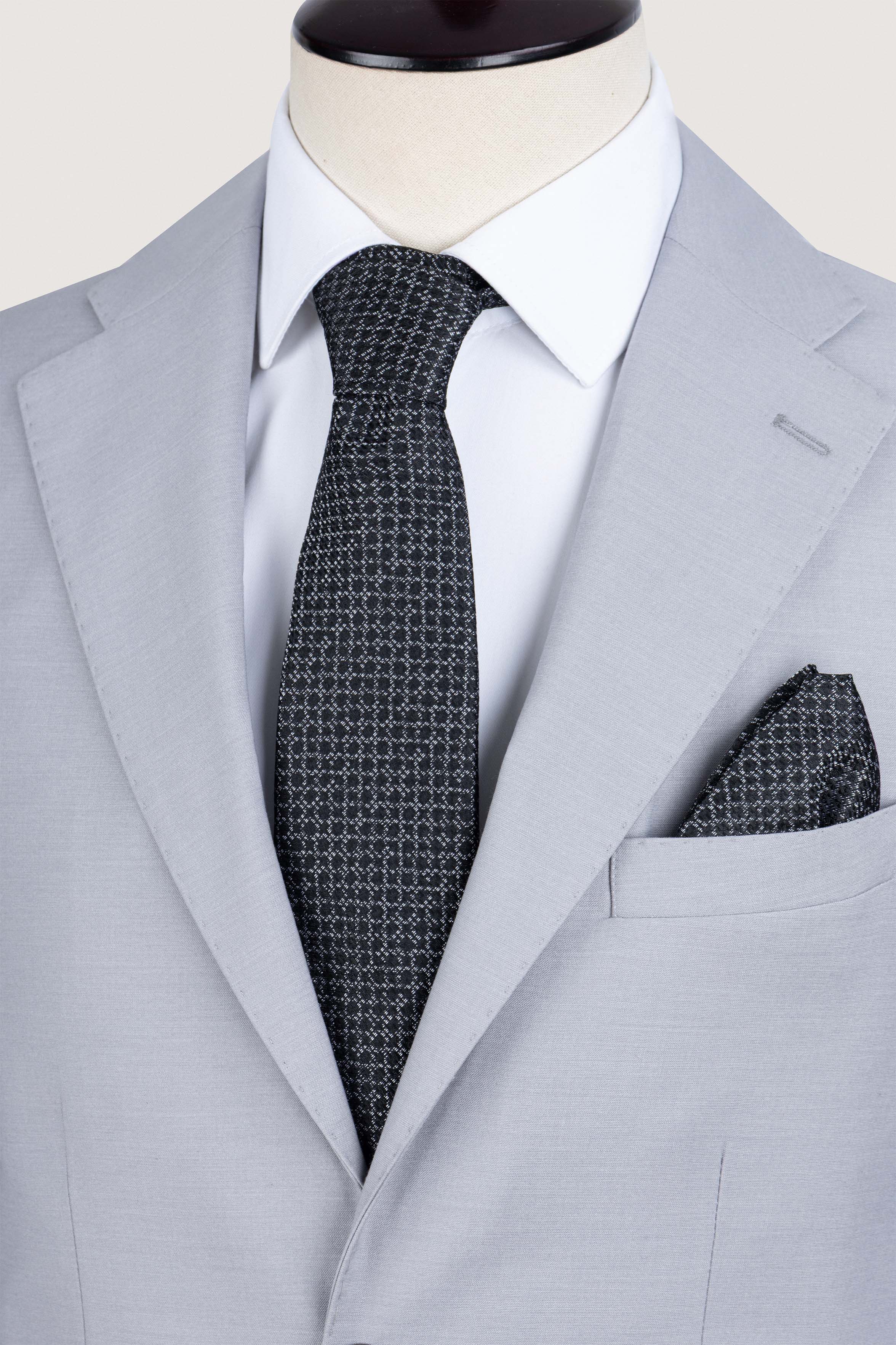 Light Gray Bamboo Classic Suit