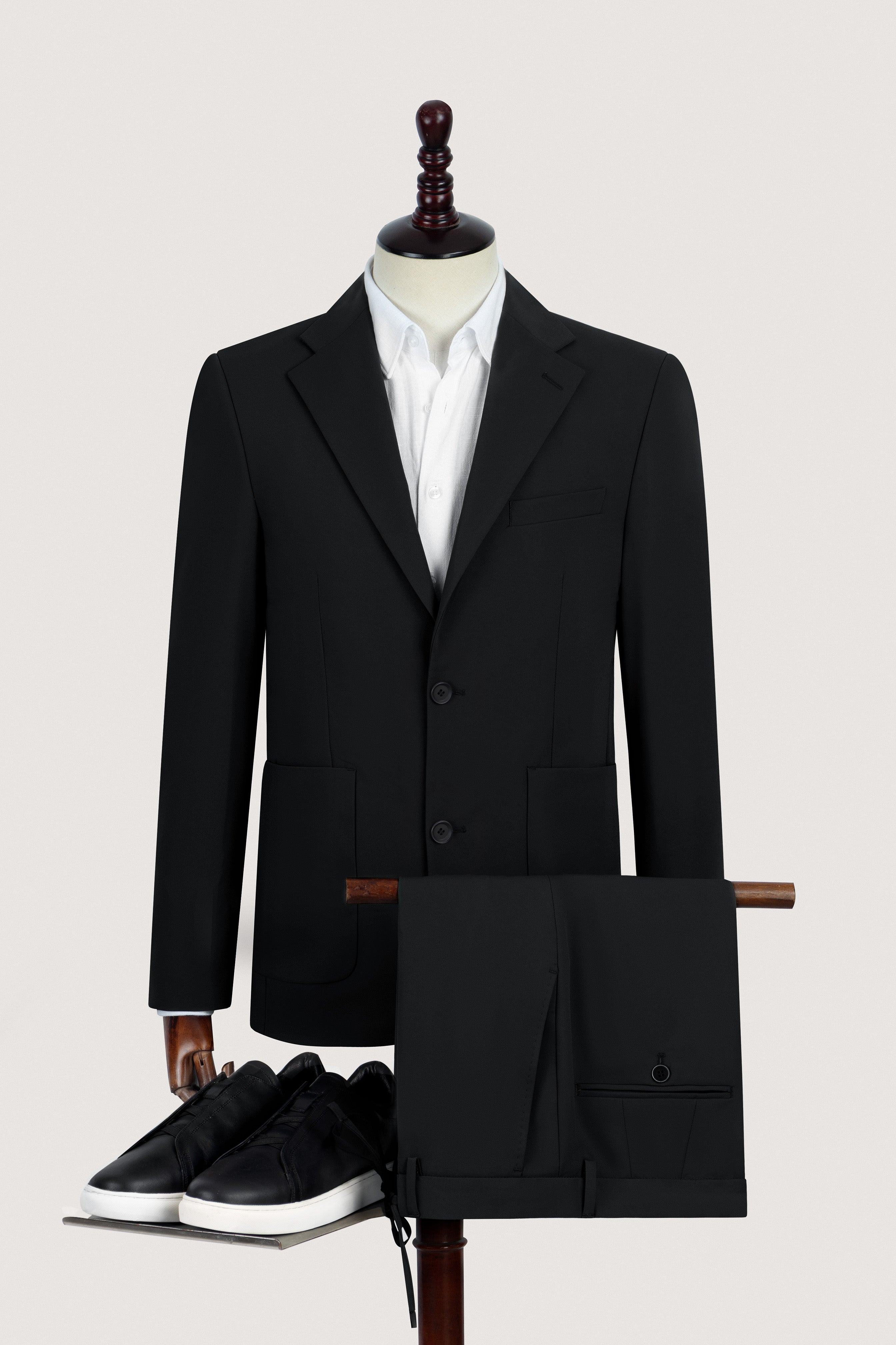 Black Casual Suit