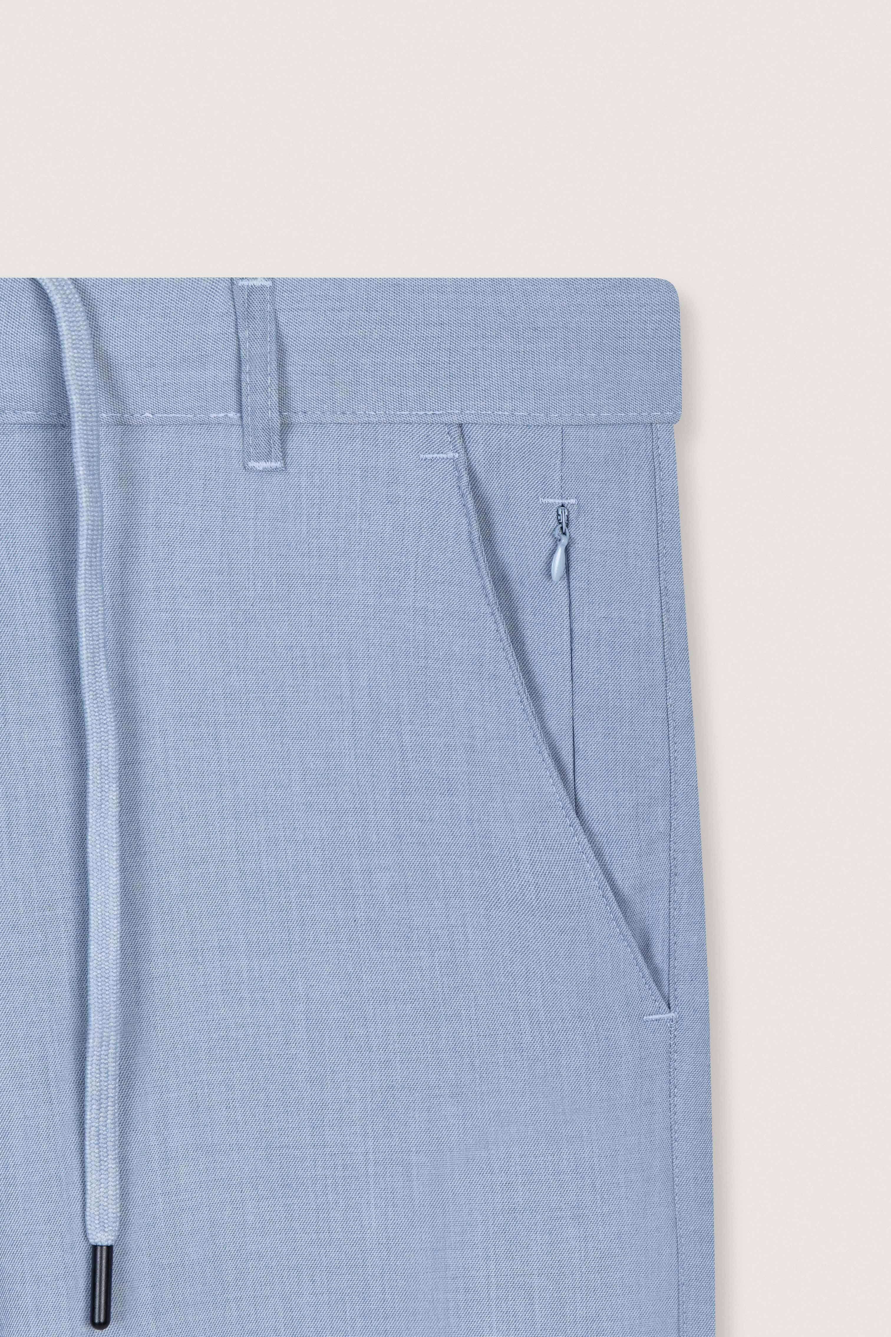 Light Blue Smart Casual Pants