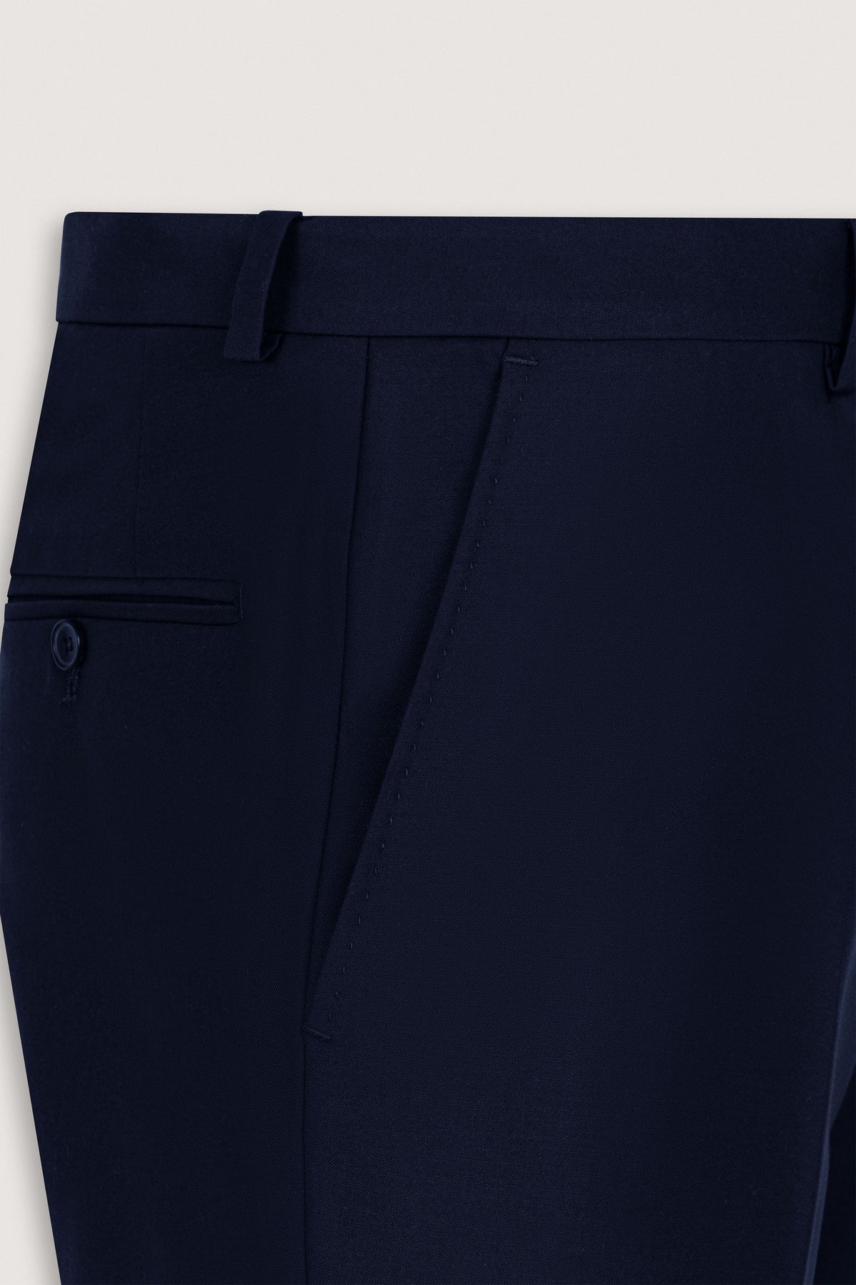 Dark Navy Classic Trousers