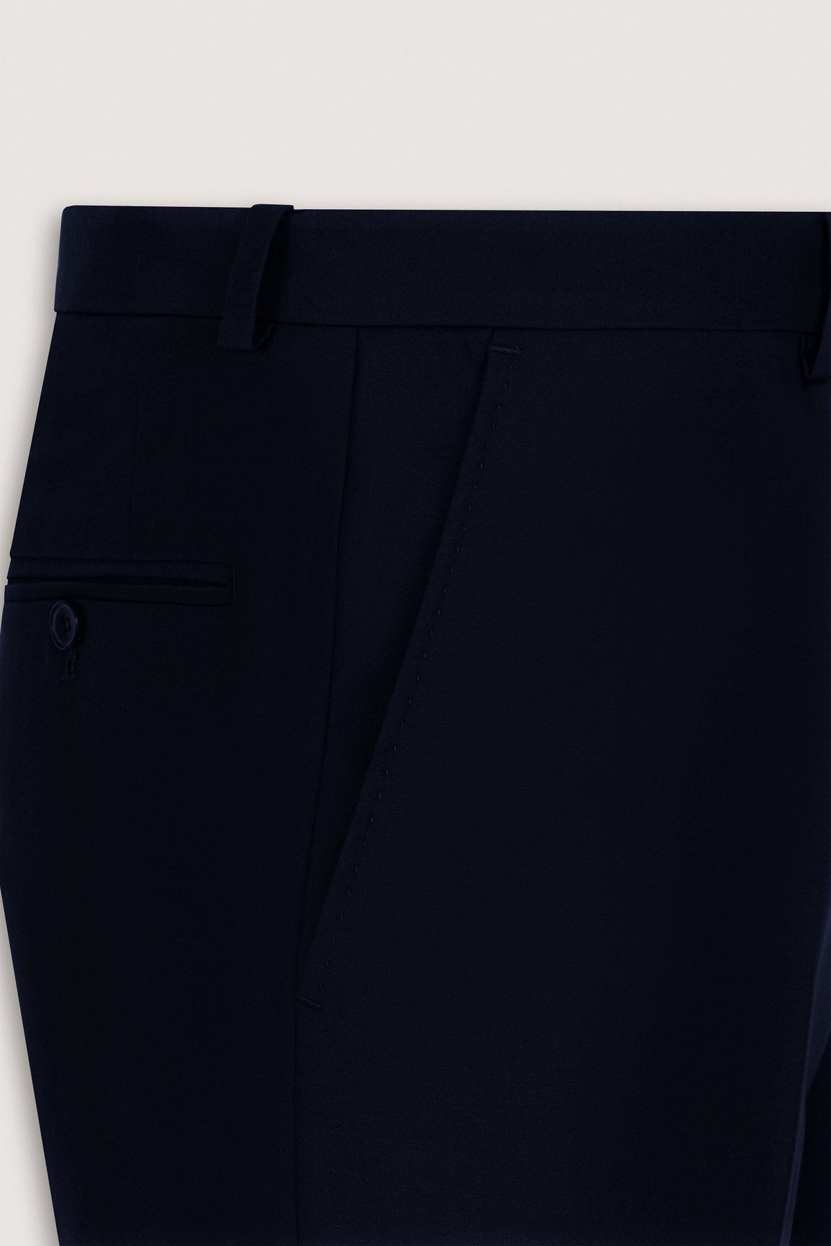 Navy Classic Trousers