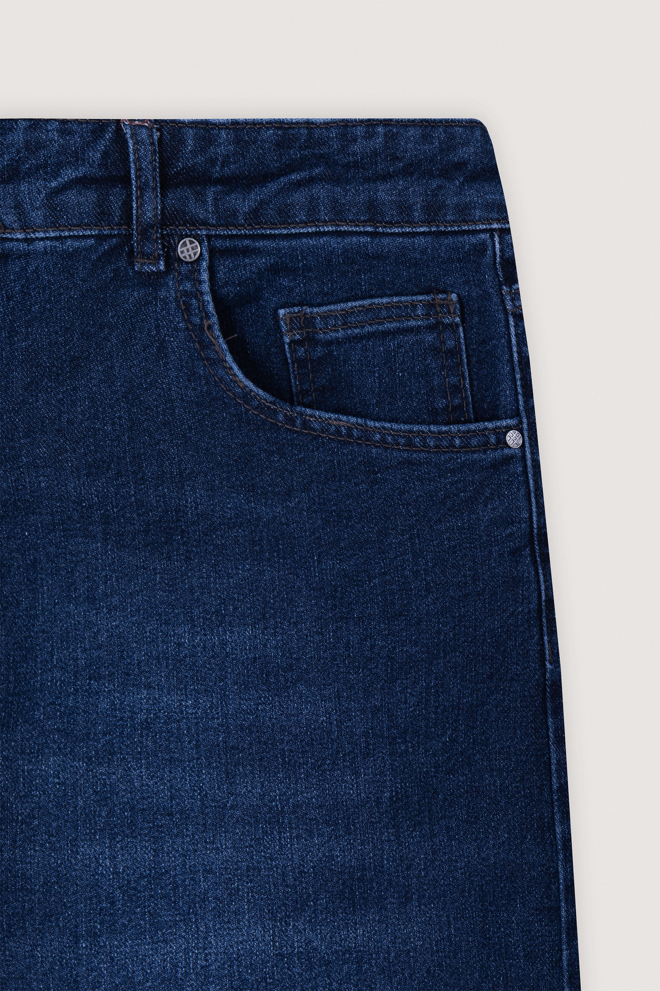 Dark Indigo washed Jeans Pants - De Backers - 3